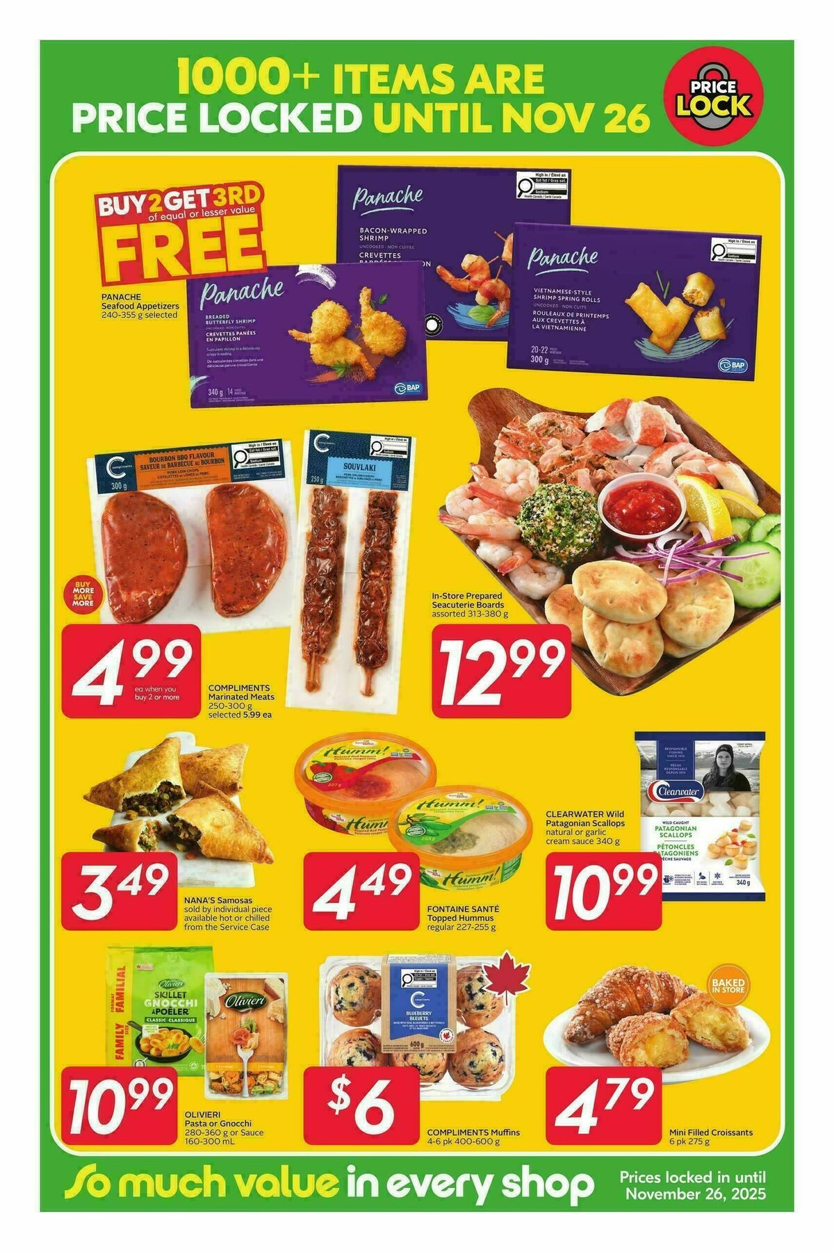Sobeys Price Lock Flyer from October 23