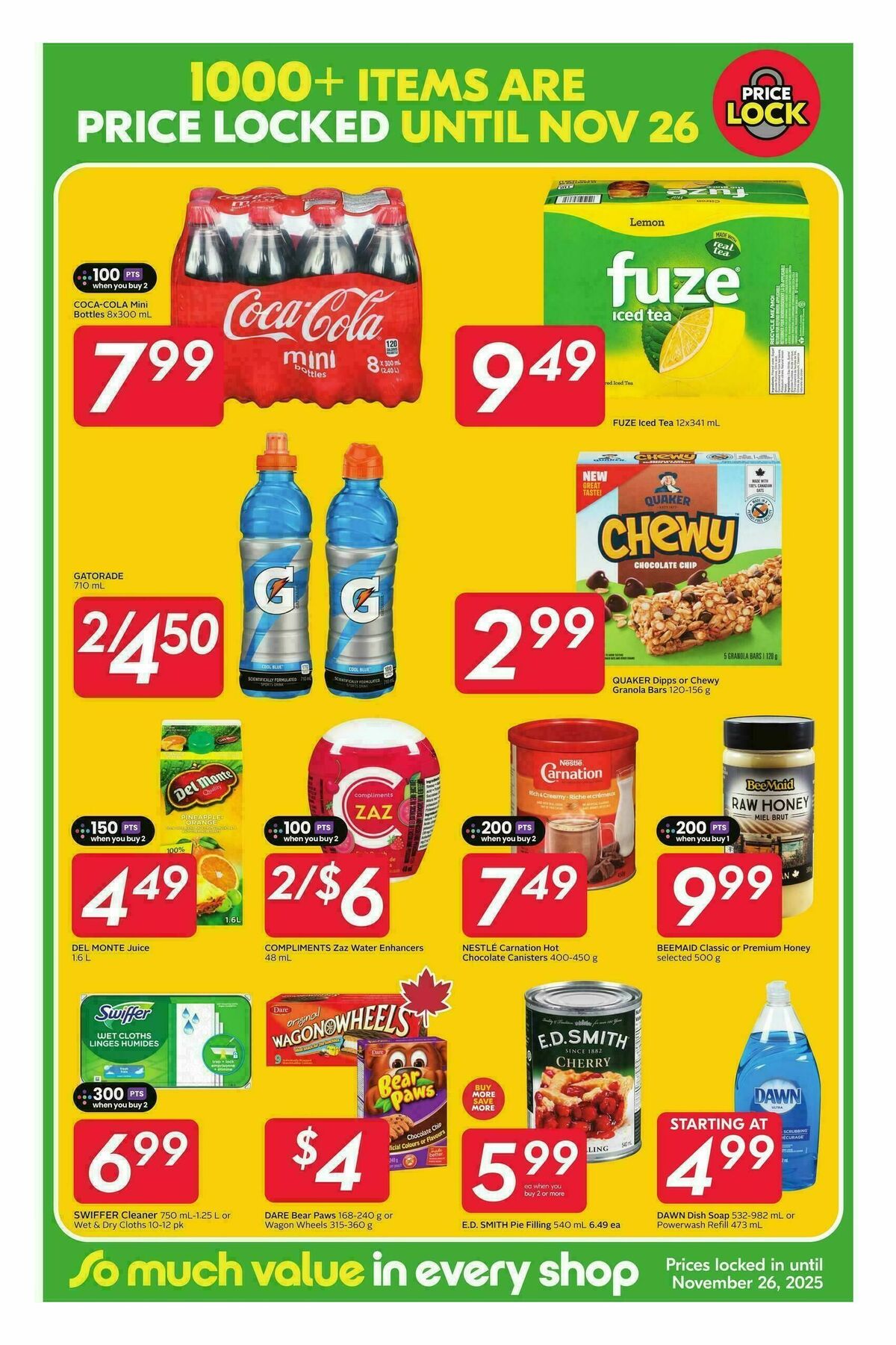 Sobeys Price Lock Flyer from October 23