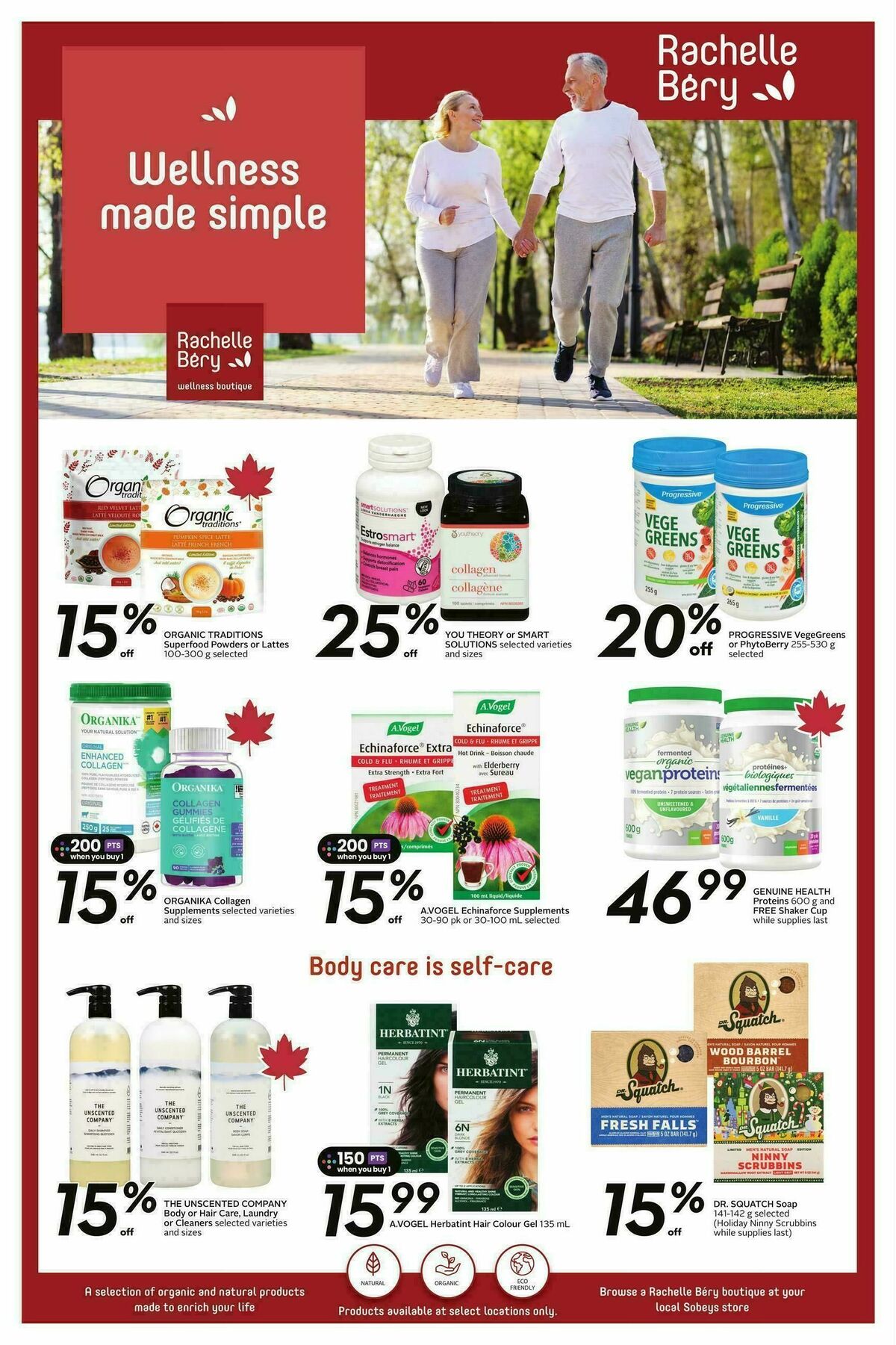 Sobeys Wellness Flyer from October 23