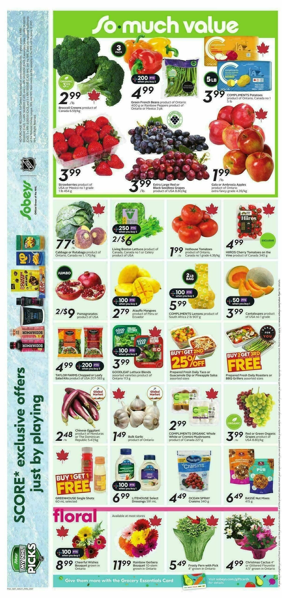 Sobeys Flyer from October 30