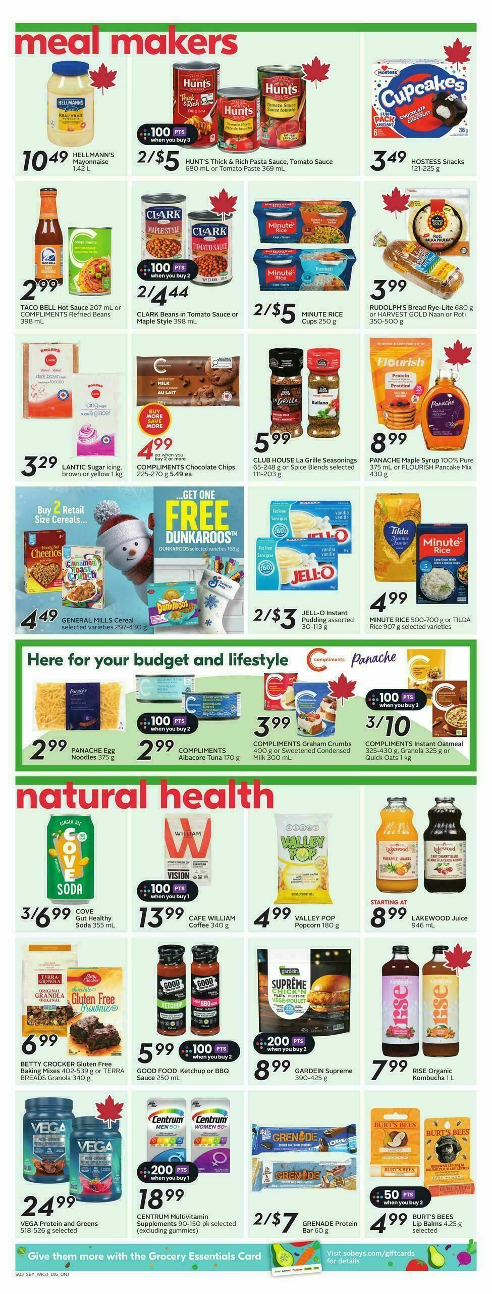 Sobeys Flyer from November 27