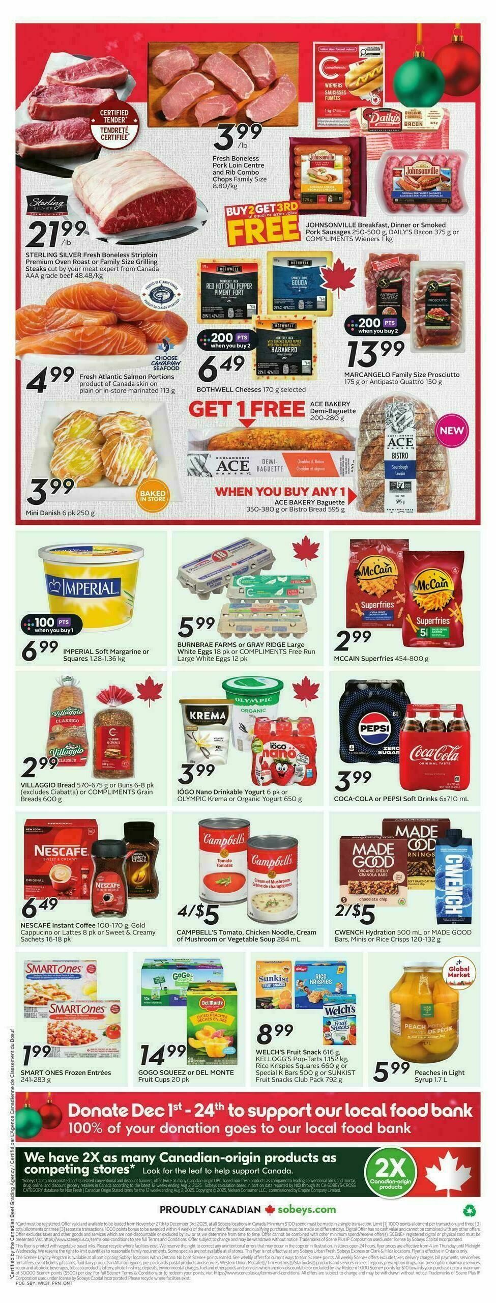 Sobeys Flyer from November 27