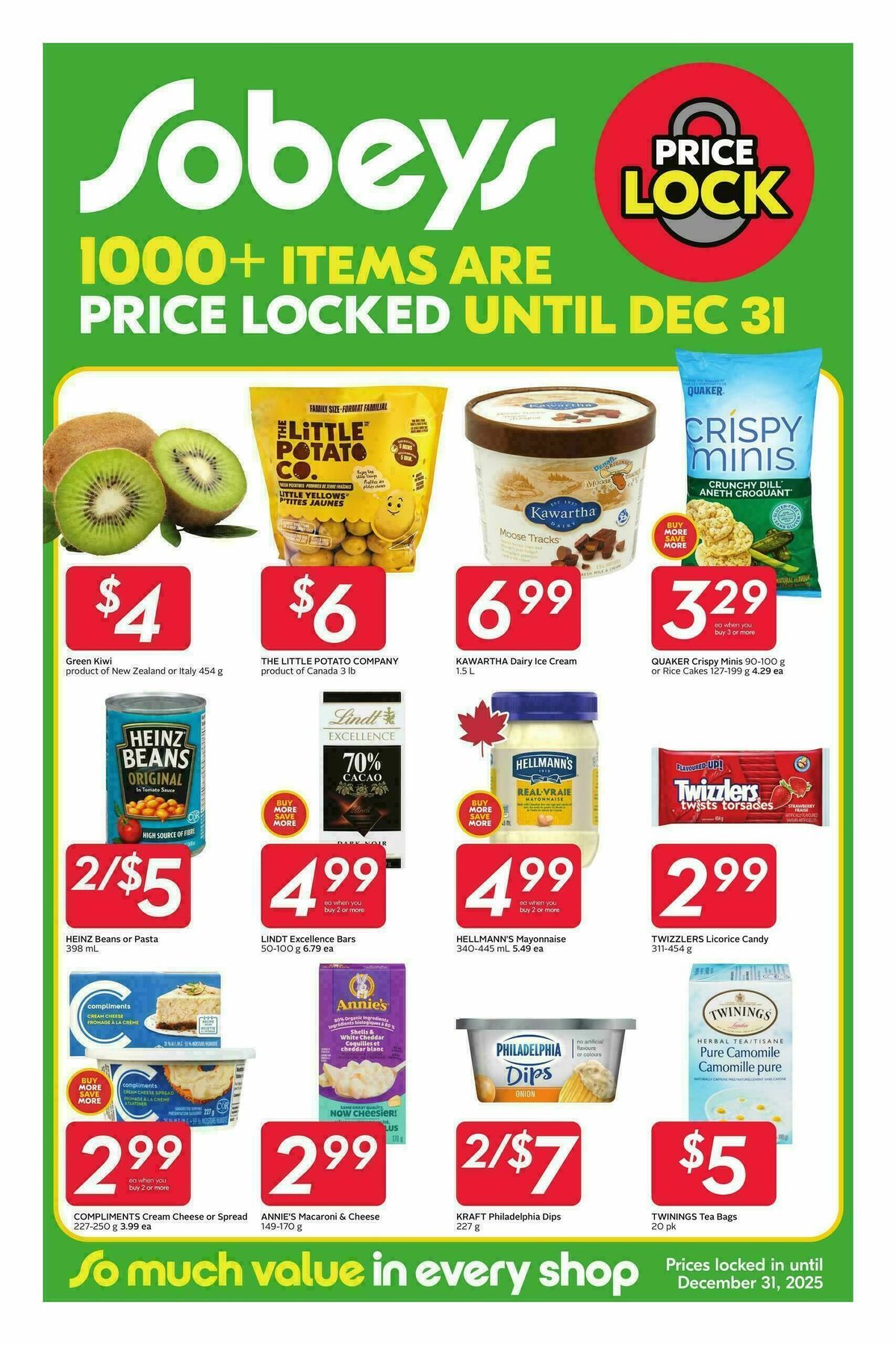 Sobeys Price Locked Flyer from November 27