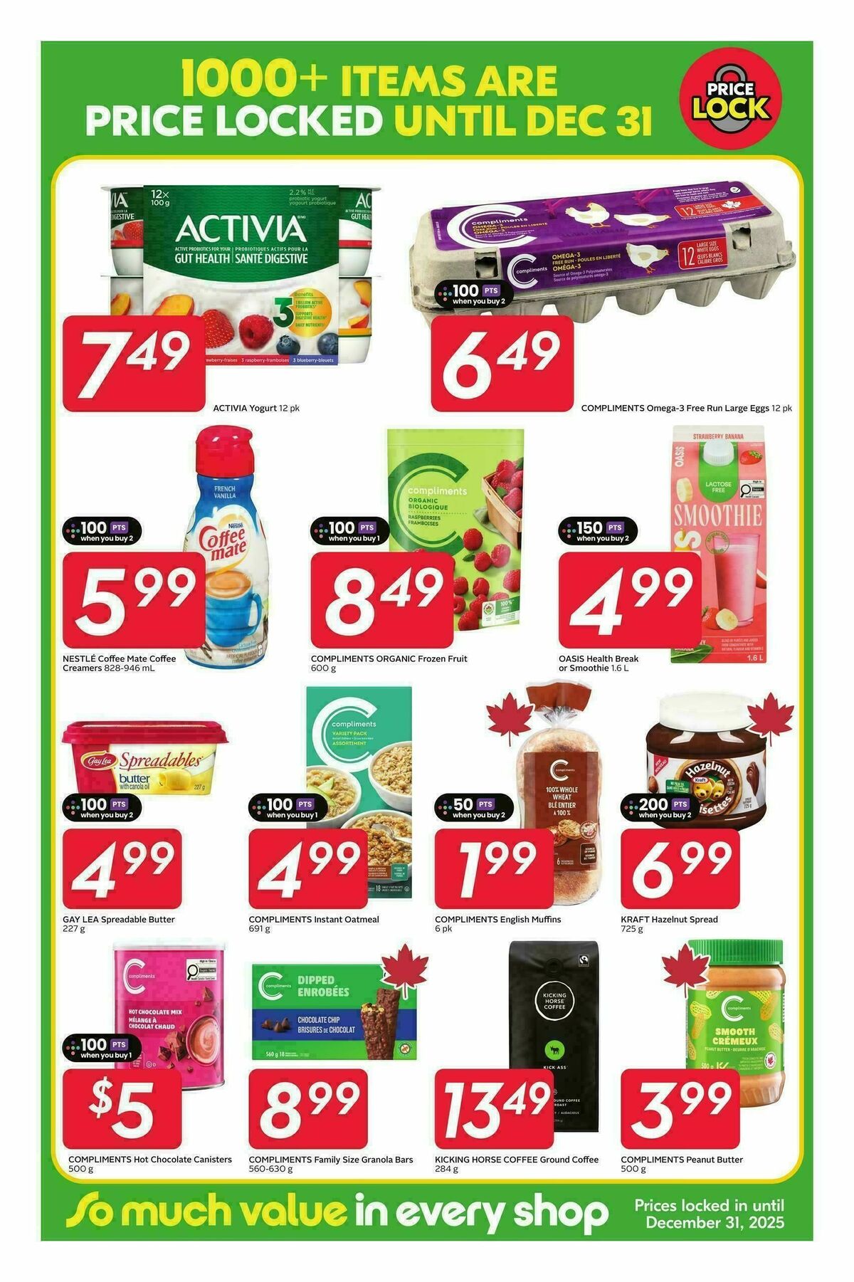 Sobeys Price Locked Flyer from November 27