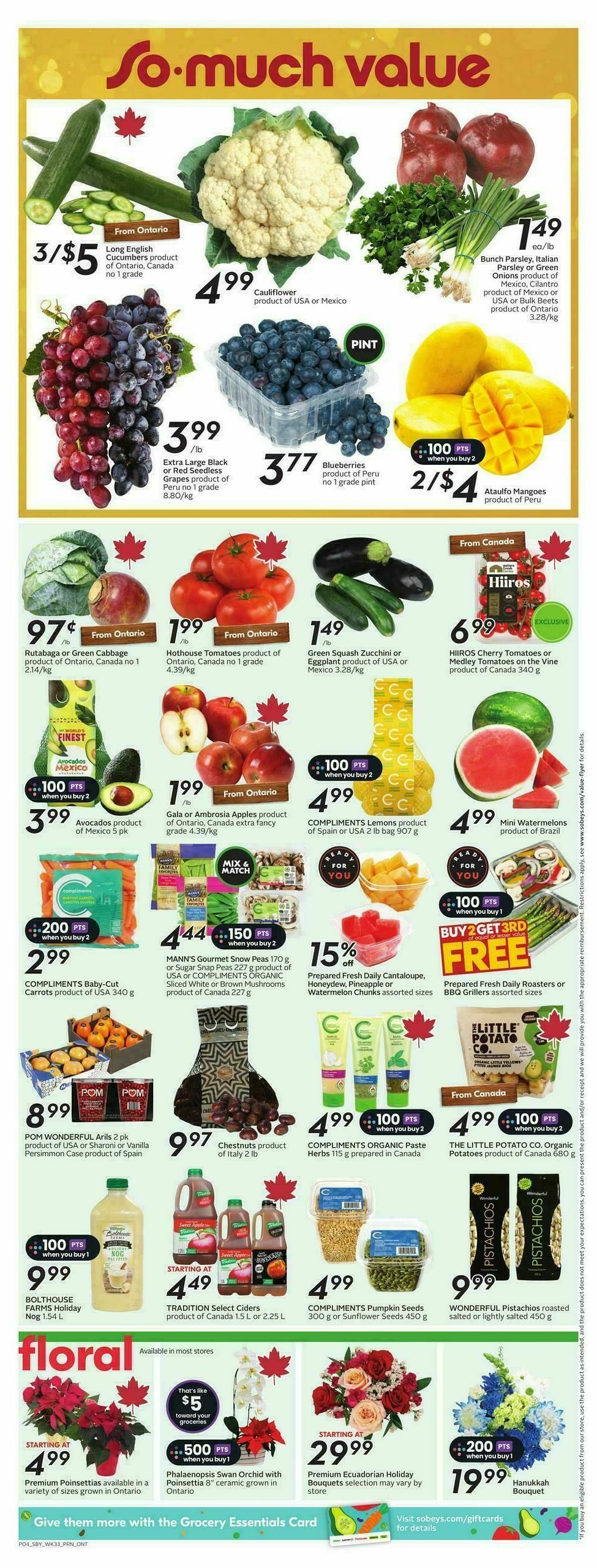 Sobeys Flyer from December 11