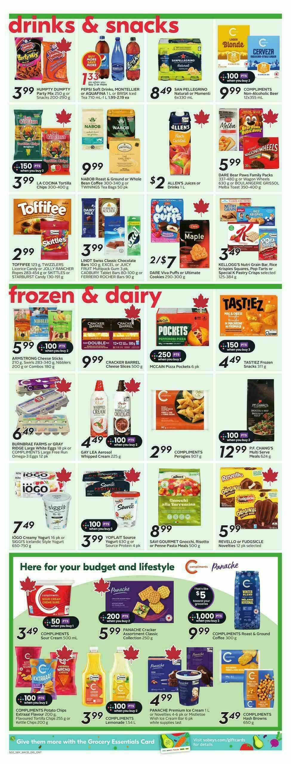 Sobeys Flyer from December 25