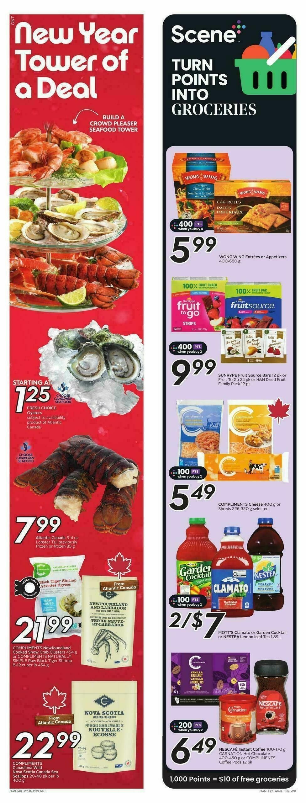Sobeys Flyer from December 25