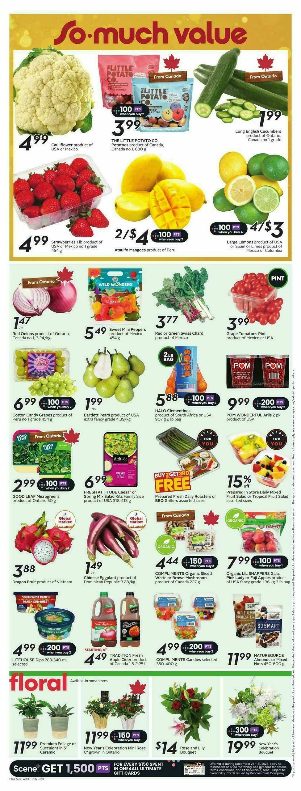Sobeys Flyer from December 25