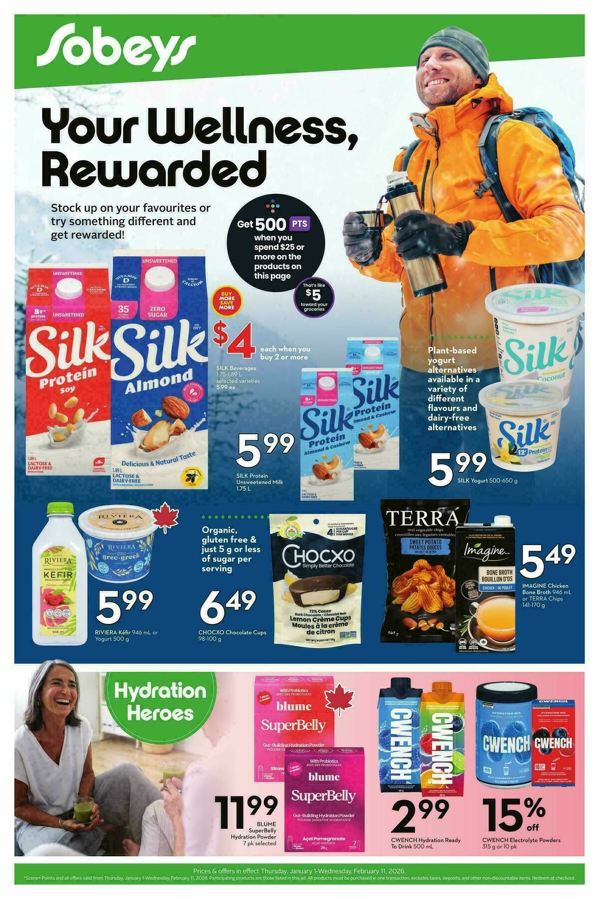 Sobeys Wellness Flyer from January 1