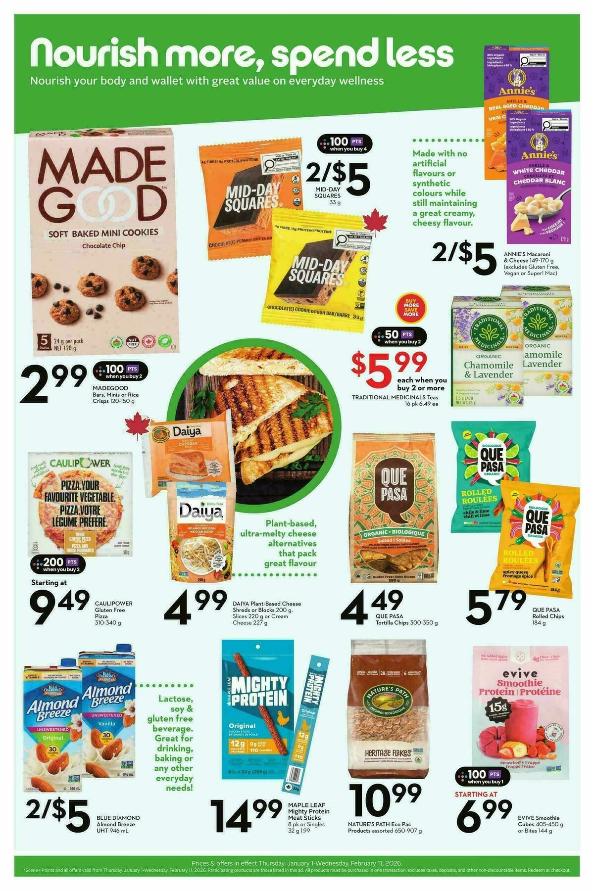 Sobeys Wellness Flyer from January 1