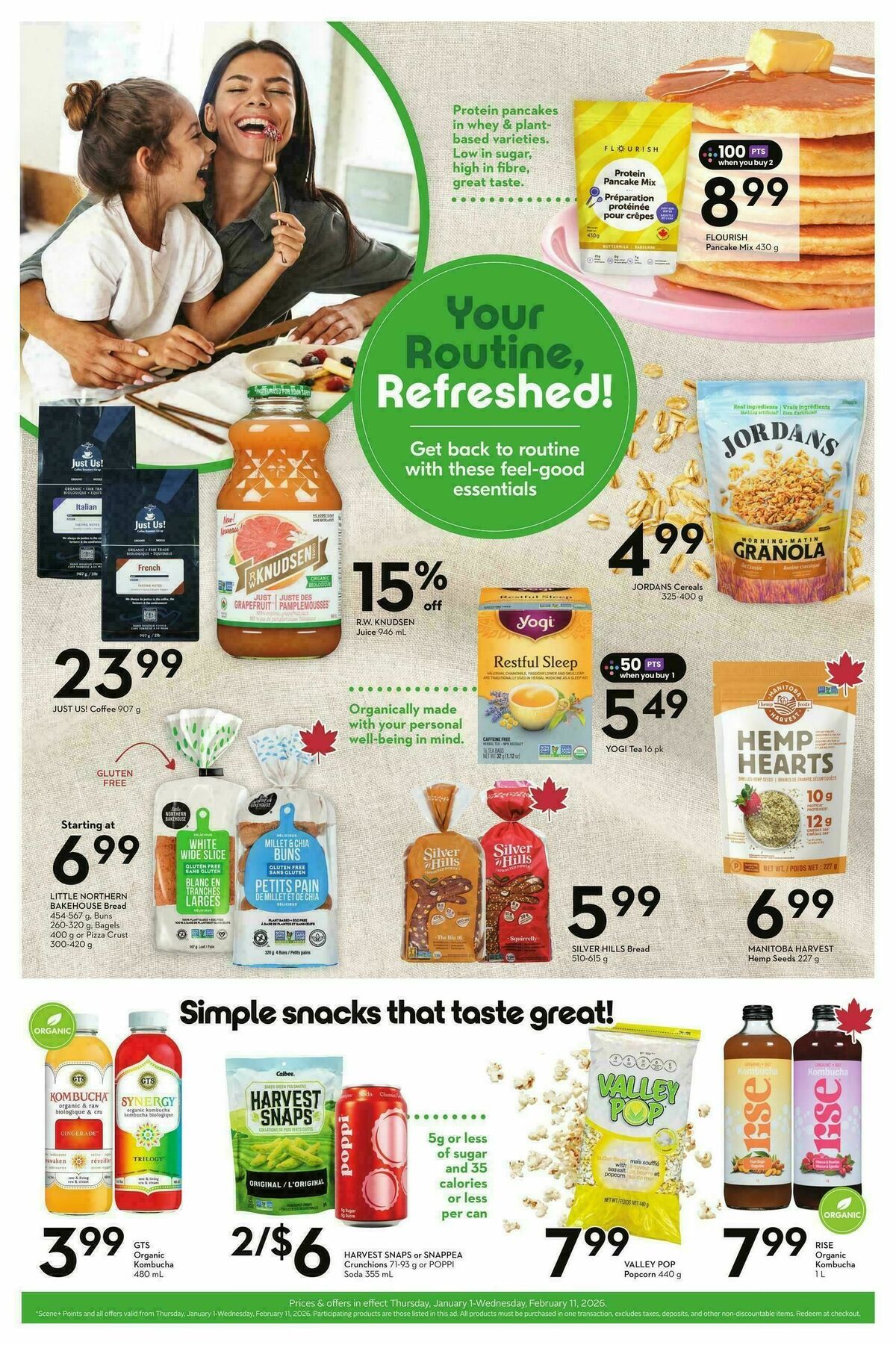 Sobeys Wellness Flyer from January 1