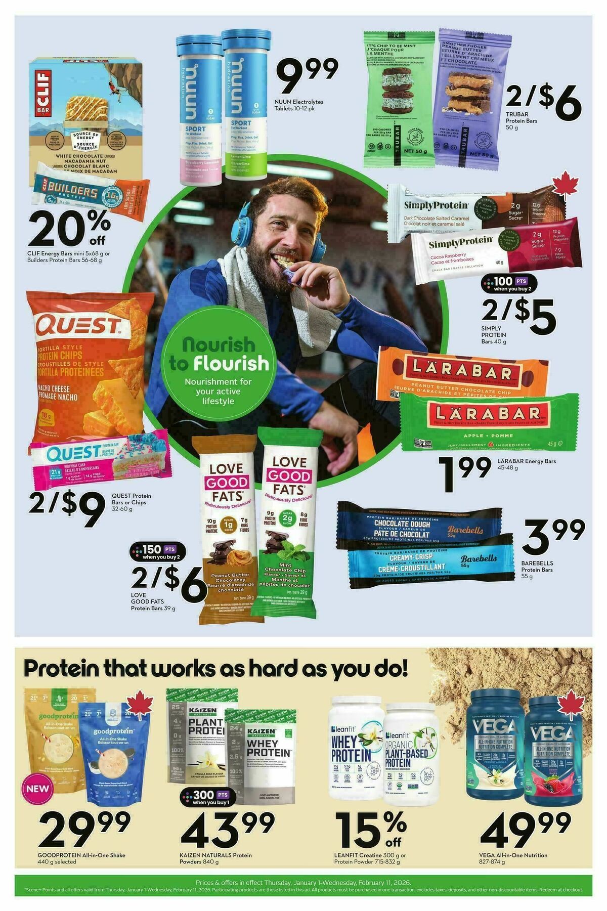 Sobeys Wellness Flyer from January 1
