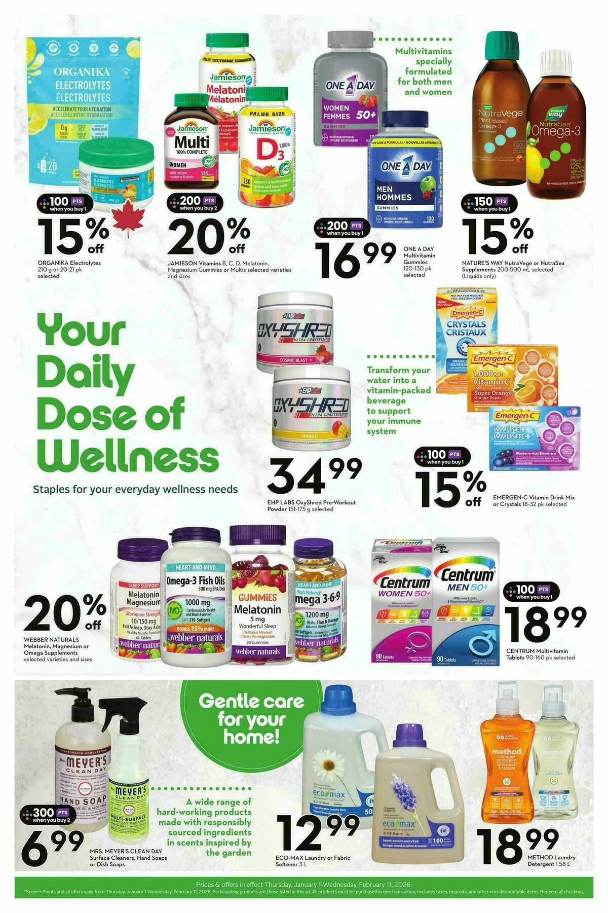 Sobeys Wellness Flyer from January 1