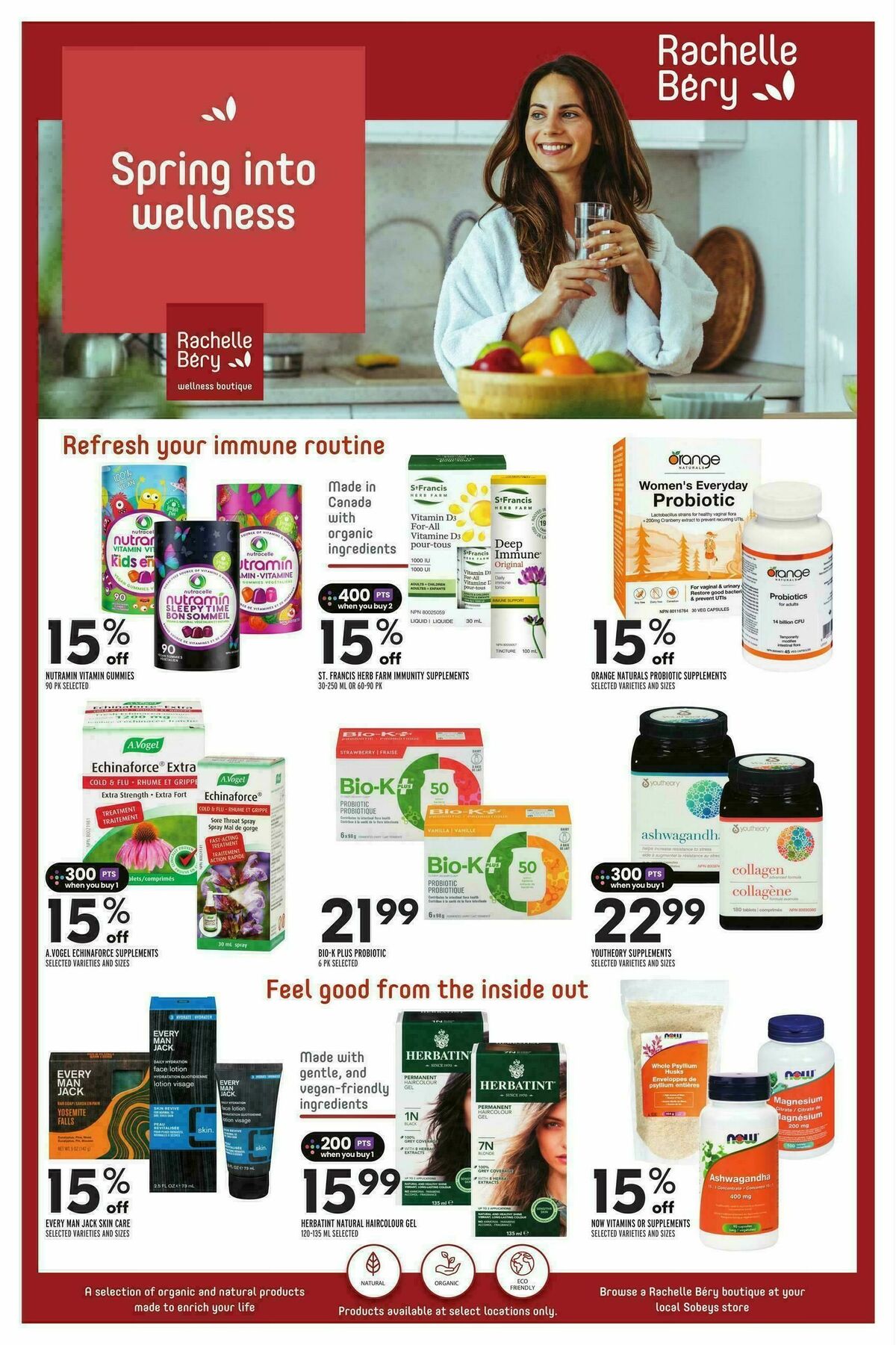 Sobeys Wellness Flyer from January 1