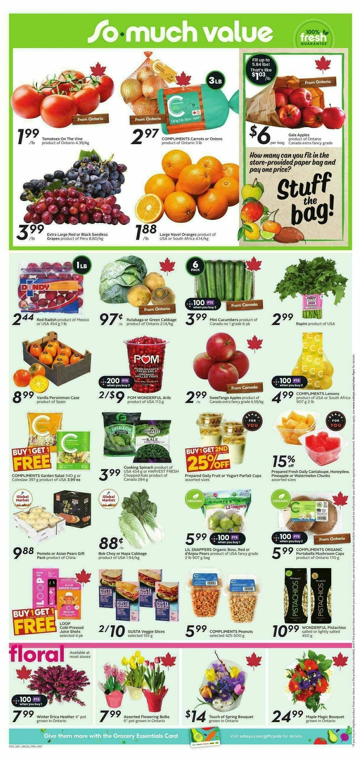 Sobeys Flyer from January 1