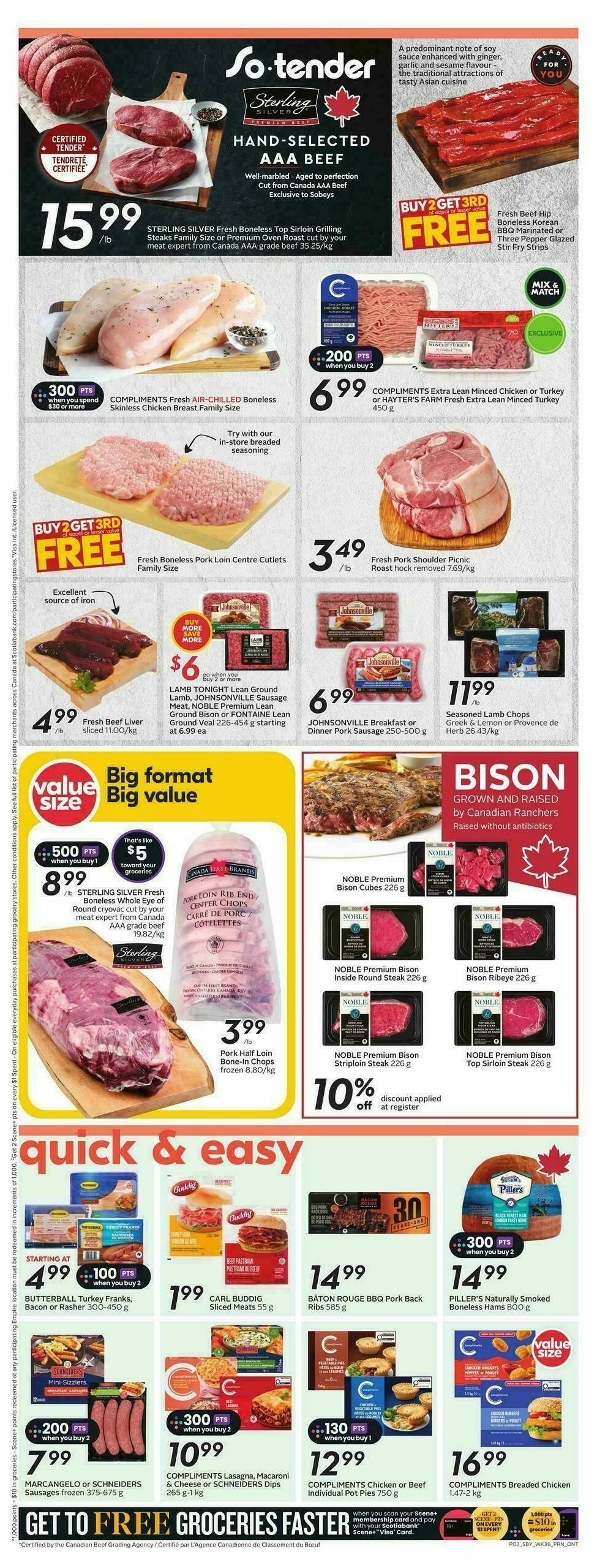Sobeys Flyer from January 1