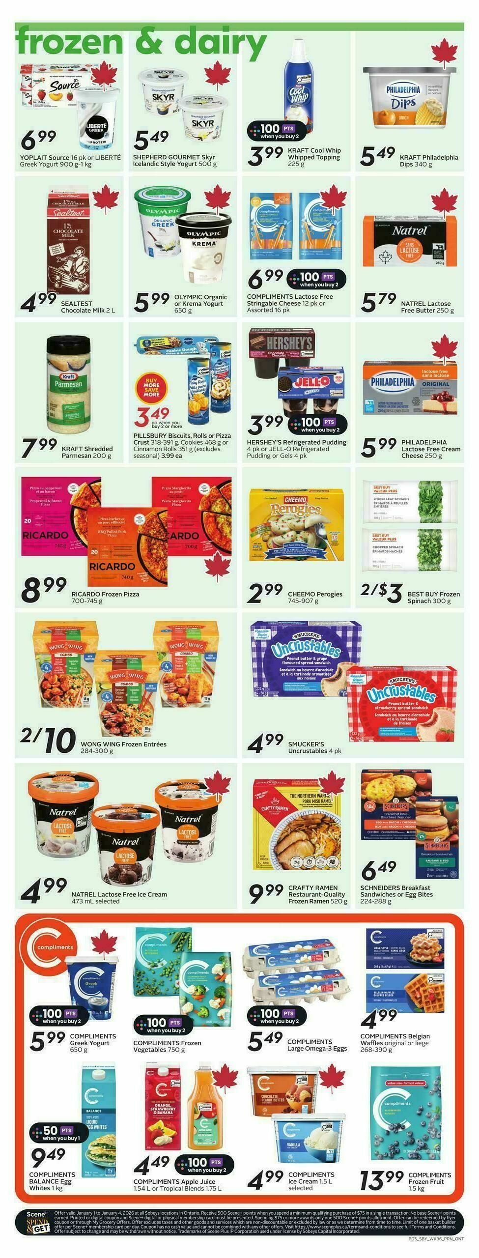 Sobeys Flyer from January 1