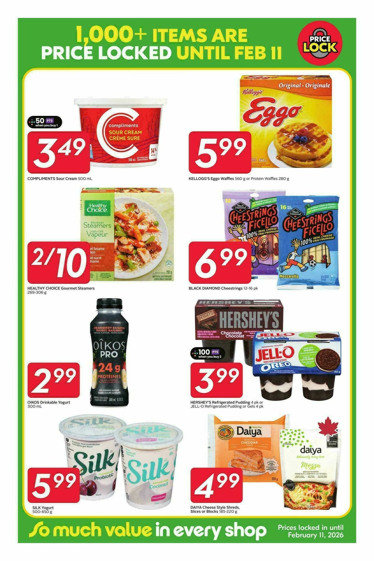 Sobeys Price Locked Flyer from January 1