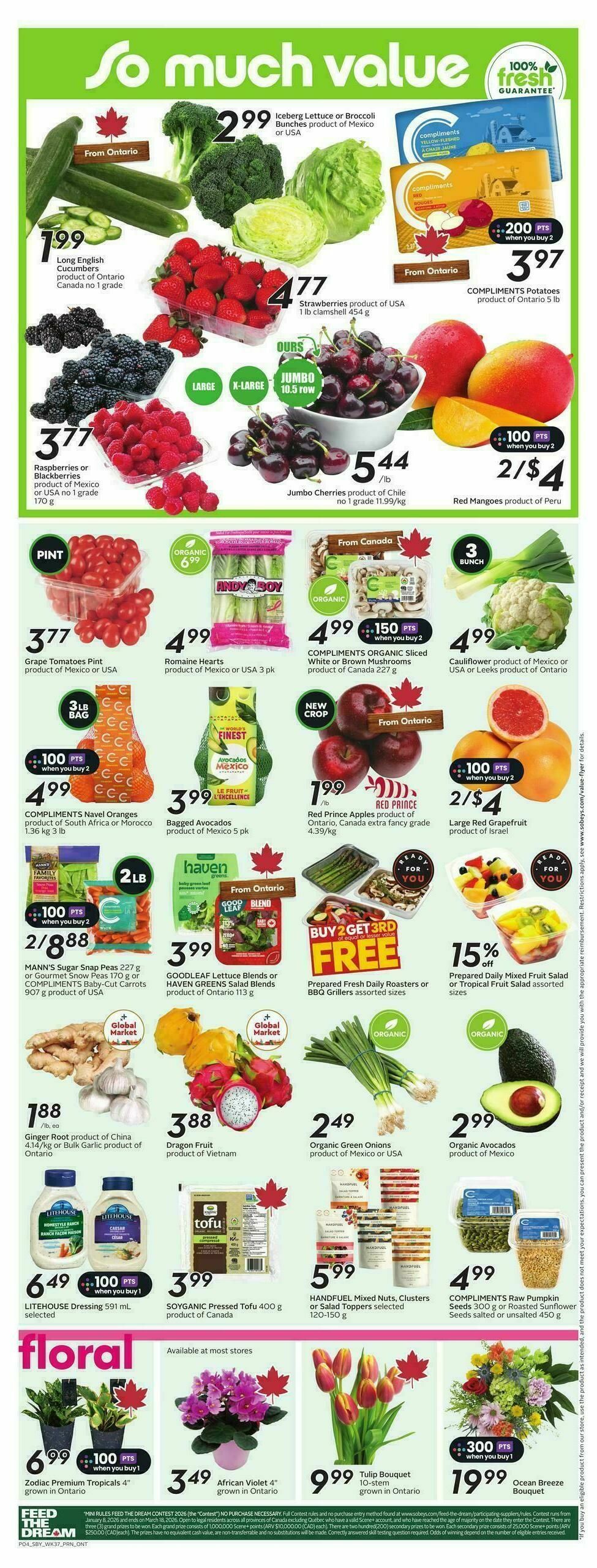 Sobeys Flyer from January 8