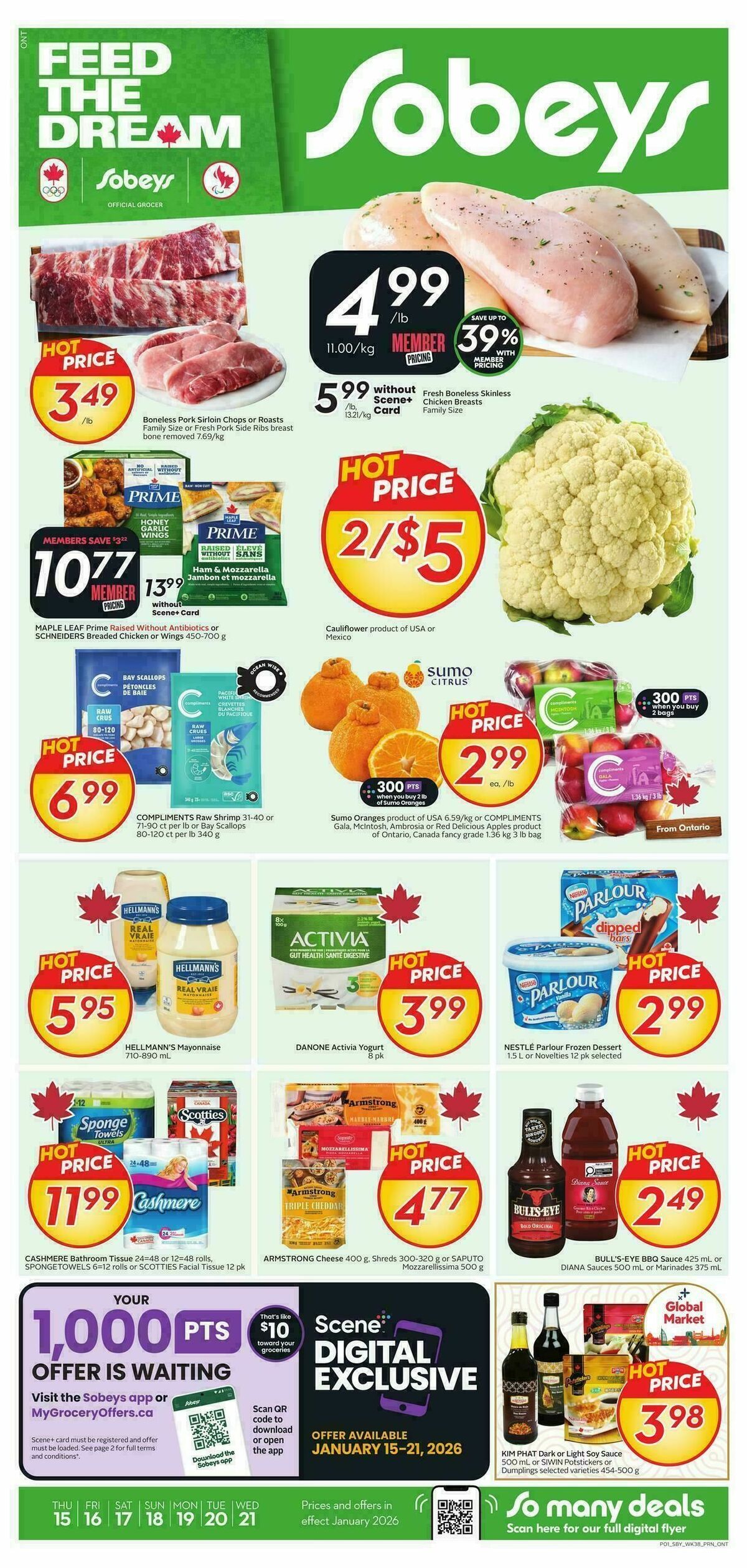 Sobeys Flyer from January 15
