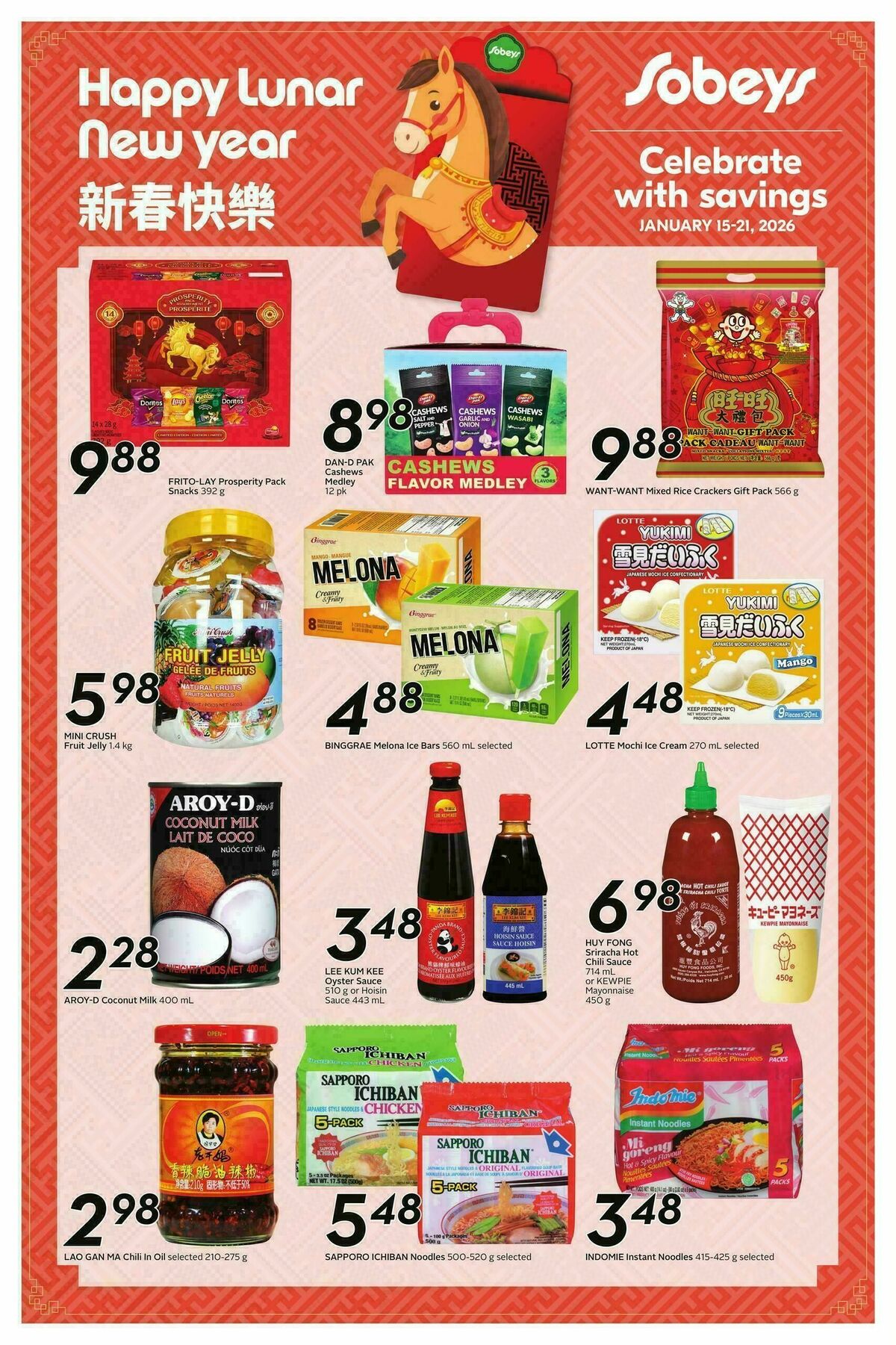 Sobeys Lunar New Year Flyer from January 15
