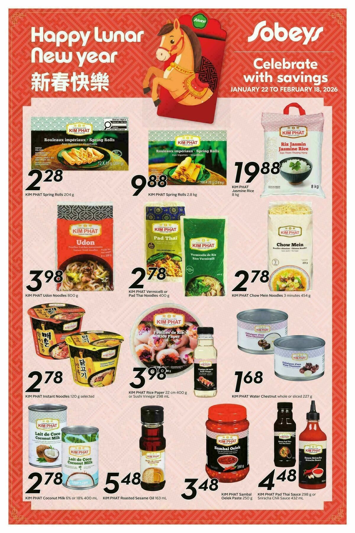 Sobeys Lunar New Year Flyer from January 22