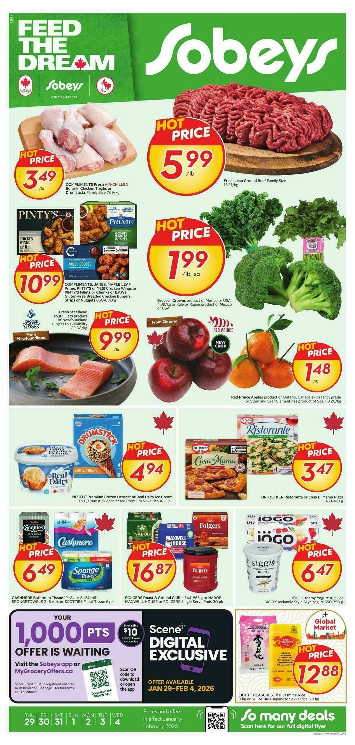 Sobeys Flyer from January 29