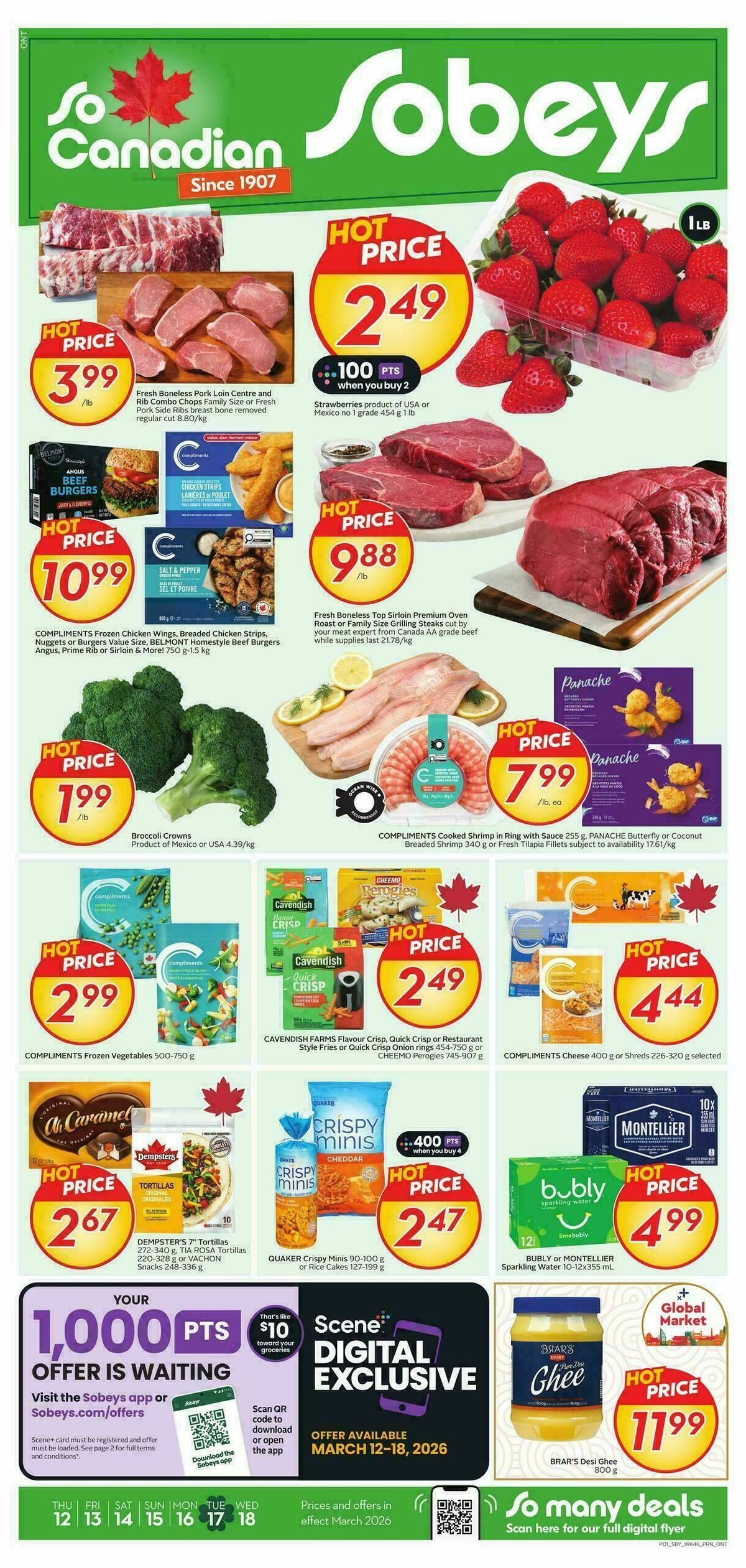 Sobeys Flyer from March 12