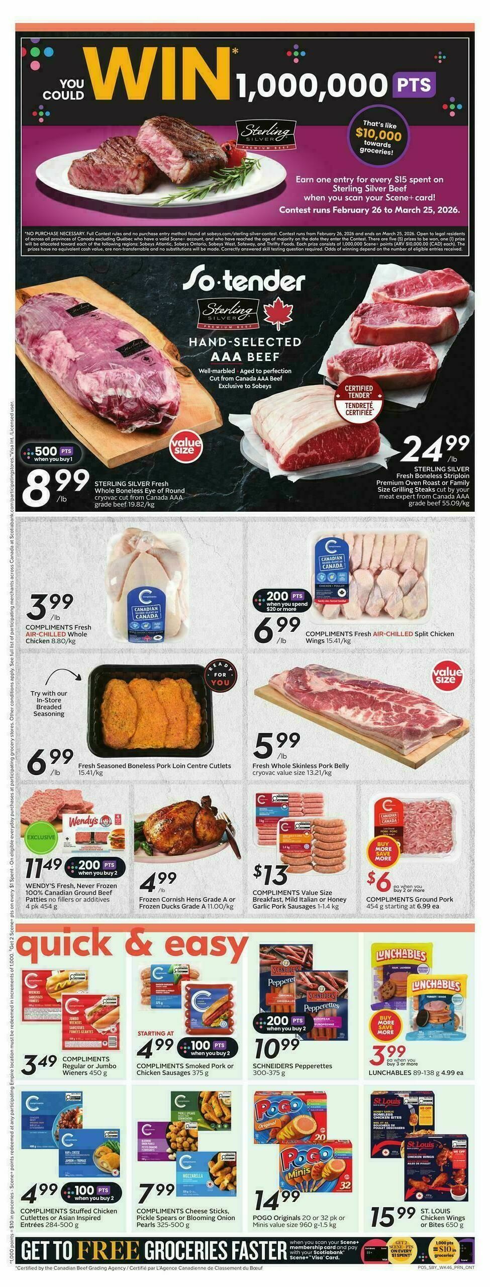 Sobeys Flyer from March 12