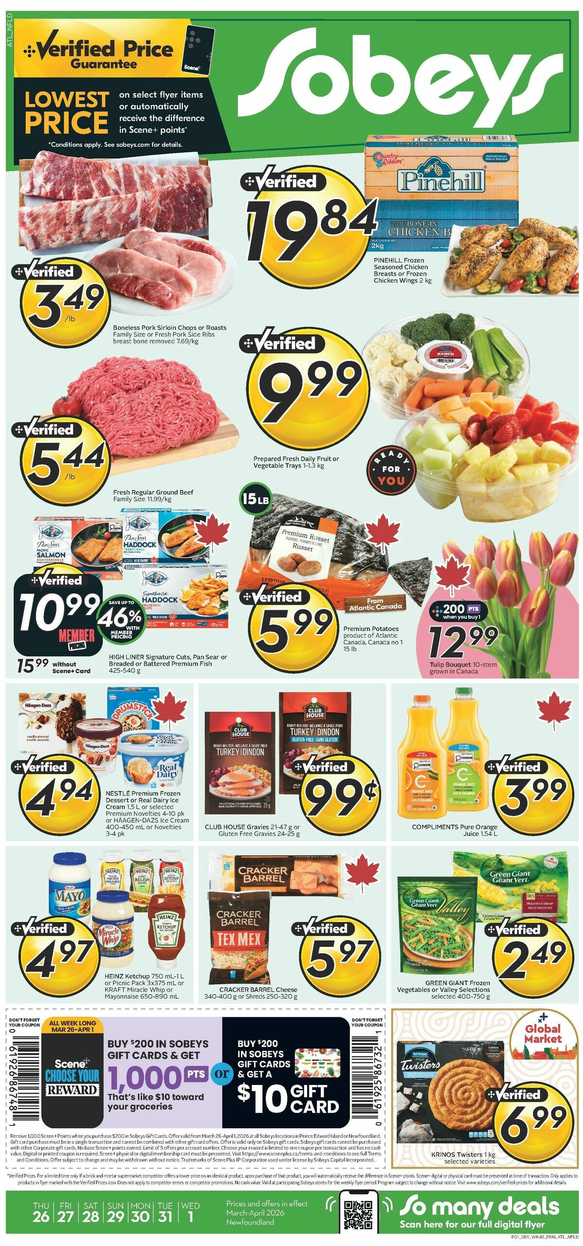 Sobeys Flyer from March 26