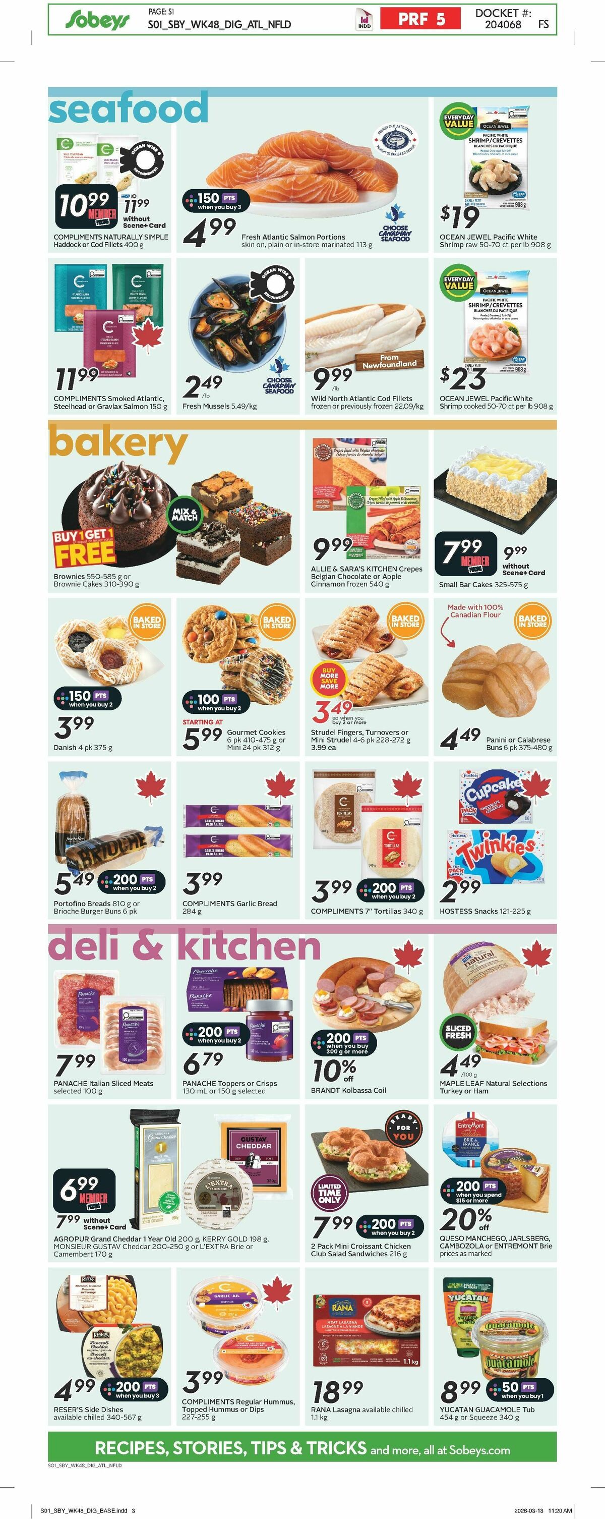 Sobeys Flyer from March 26