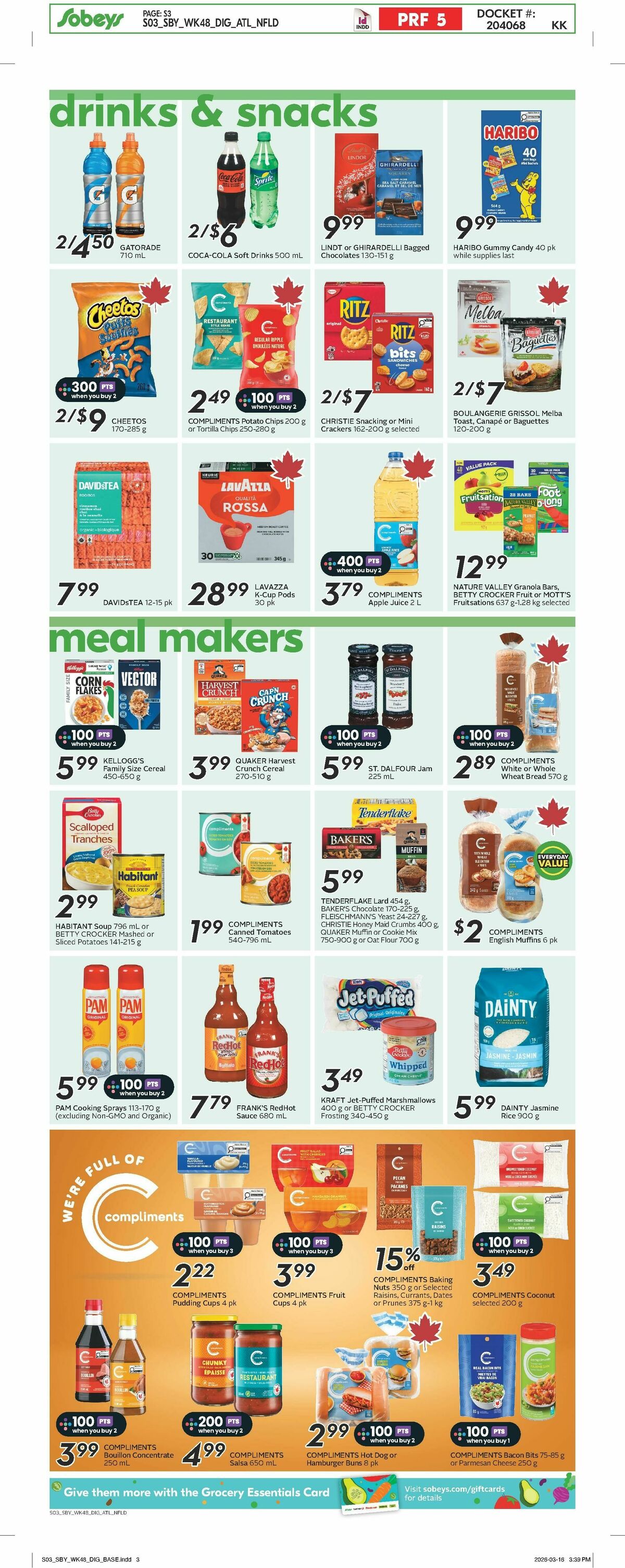 Sobeys Flyer from March 26