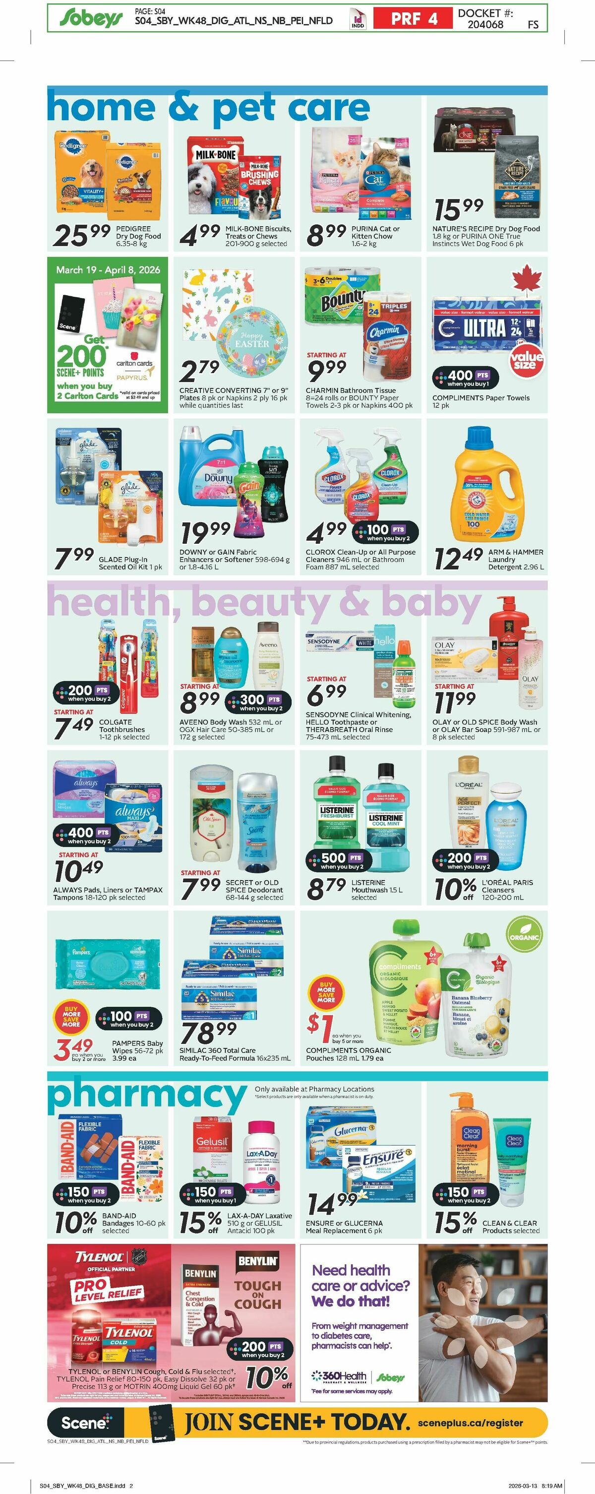 Sobeys Flyer from March 26