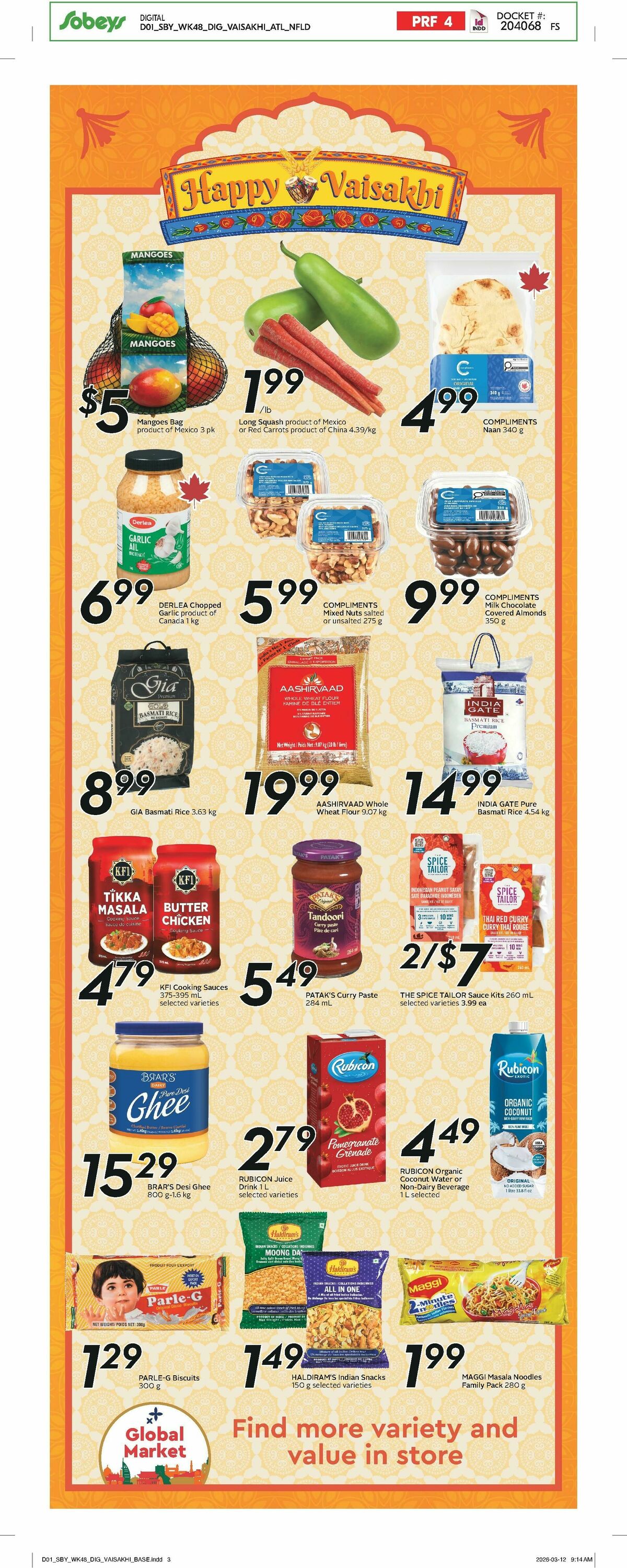 Sobeys Flyer from March 26
