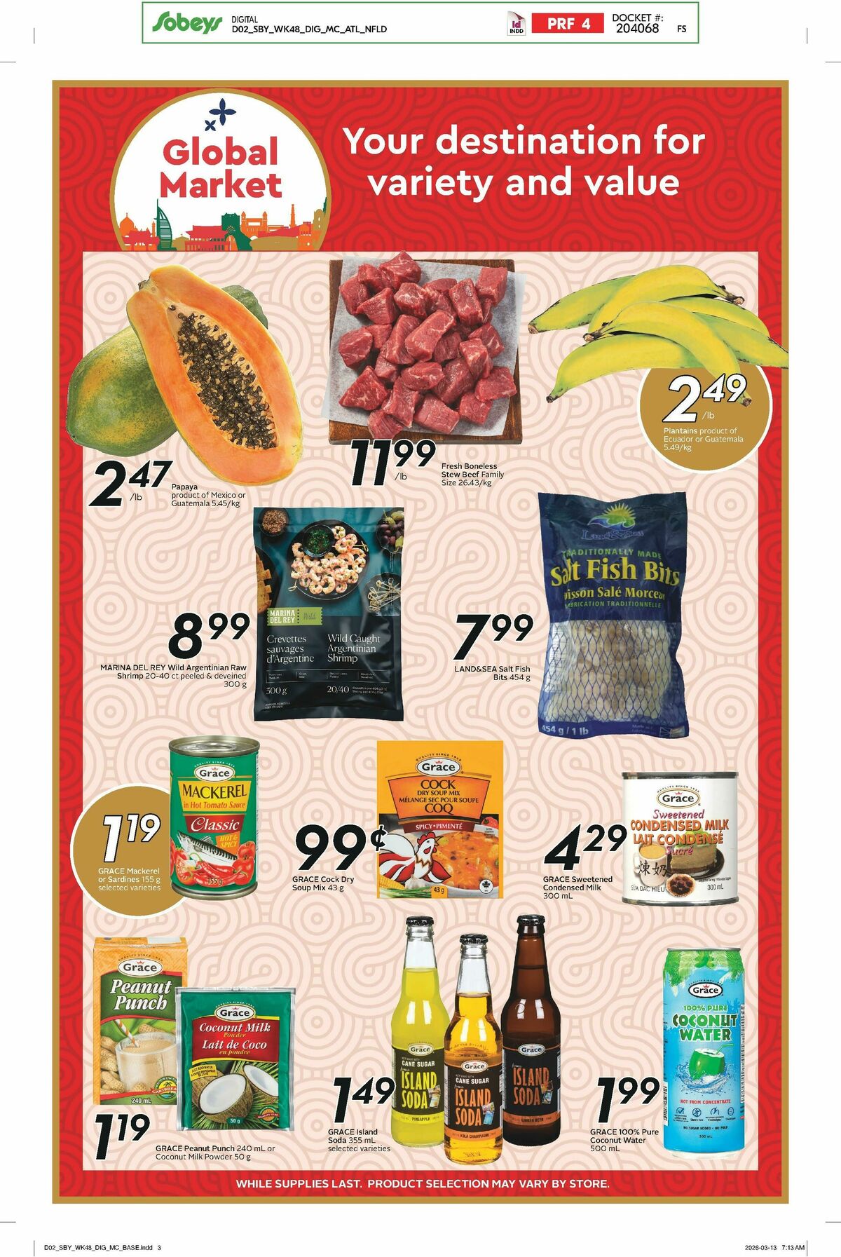 Sobeys Flyer from March 26