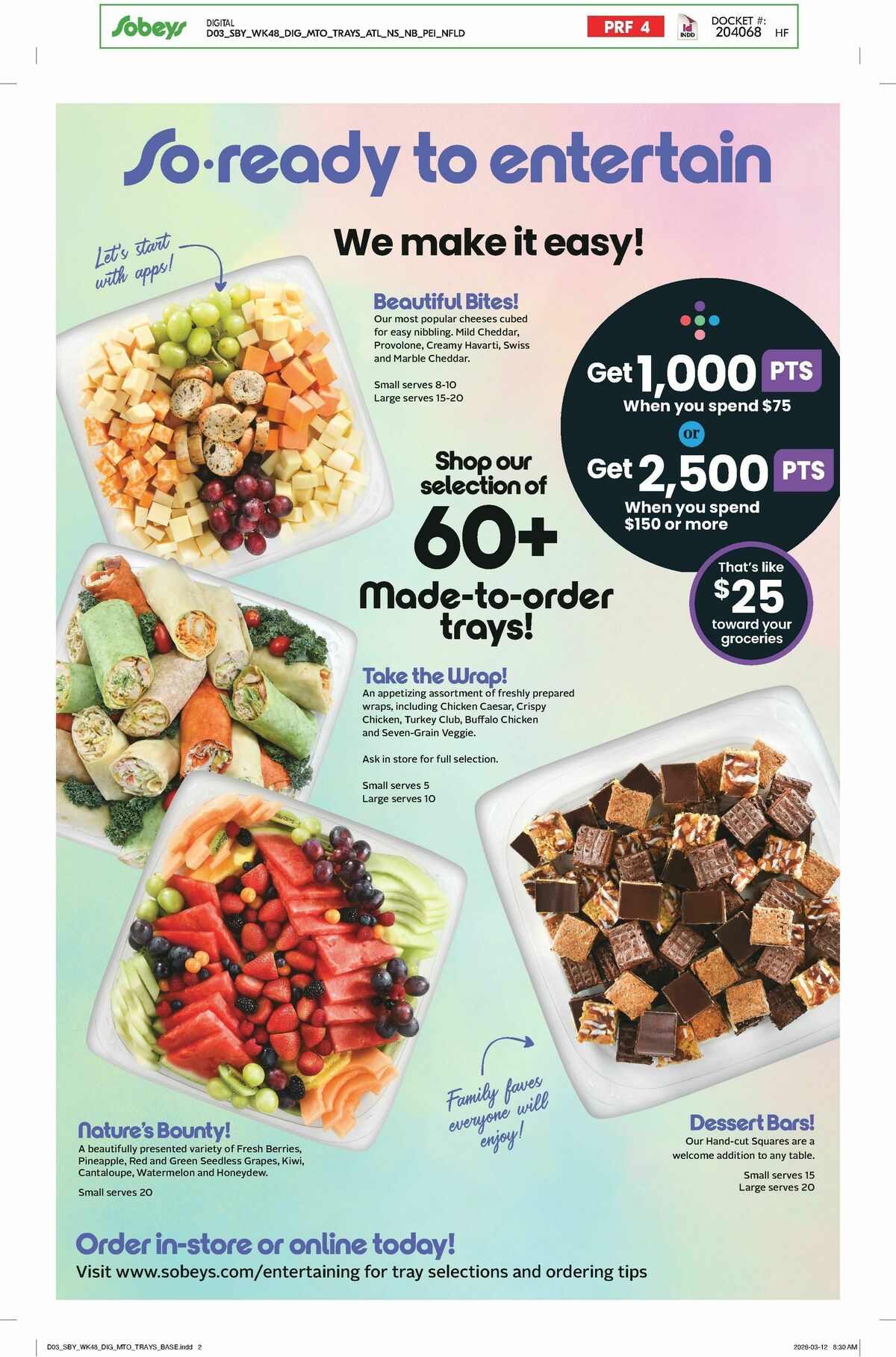 Sobeys Flyer from March 26