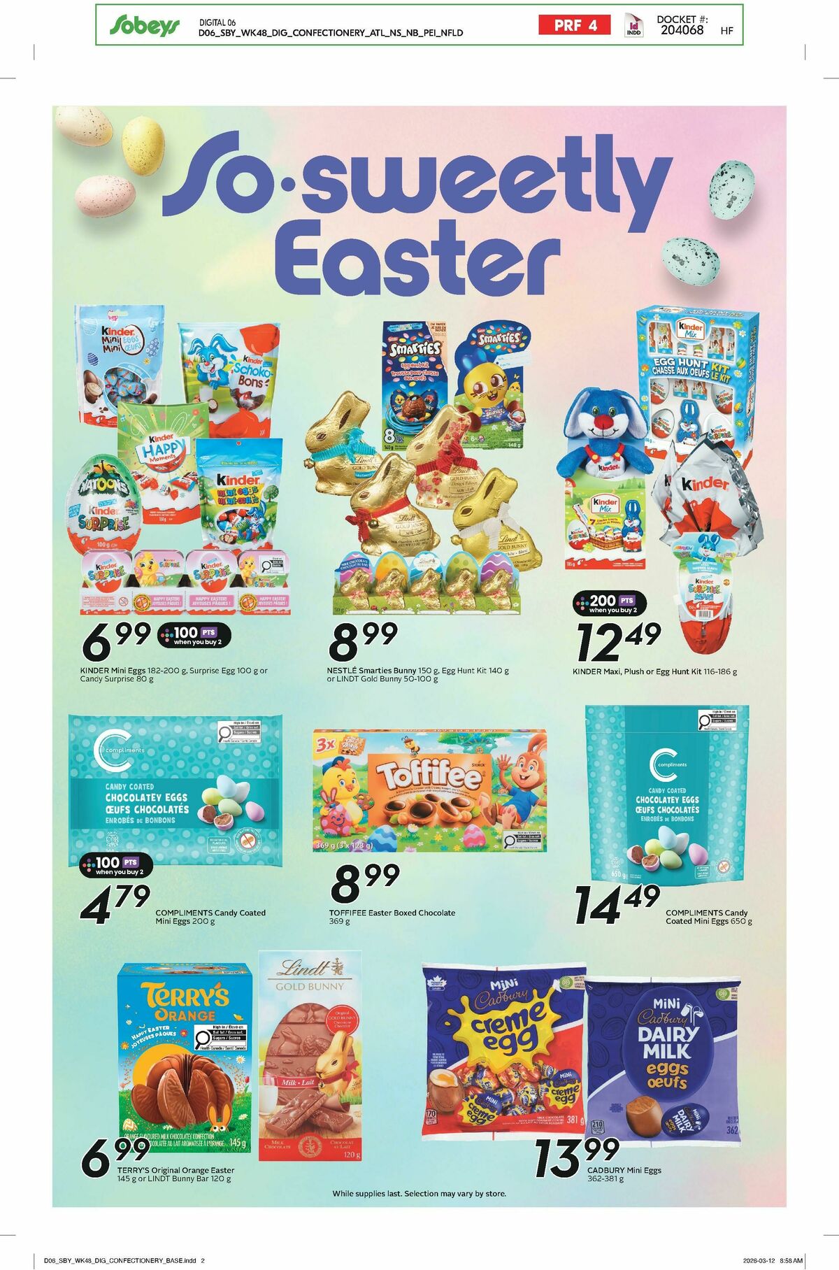 Sobeys Flyer from March 26
