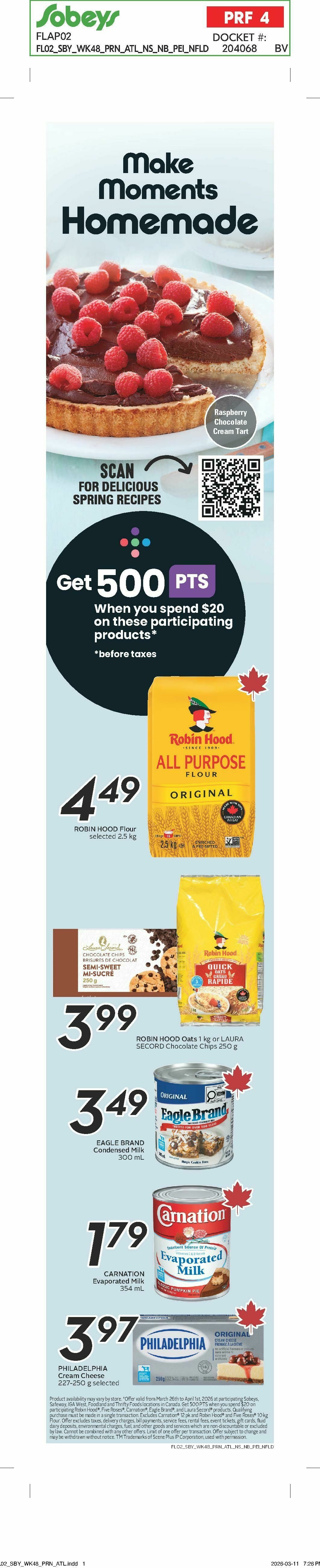 Sobeys Flyer from March 26