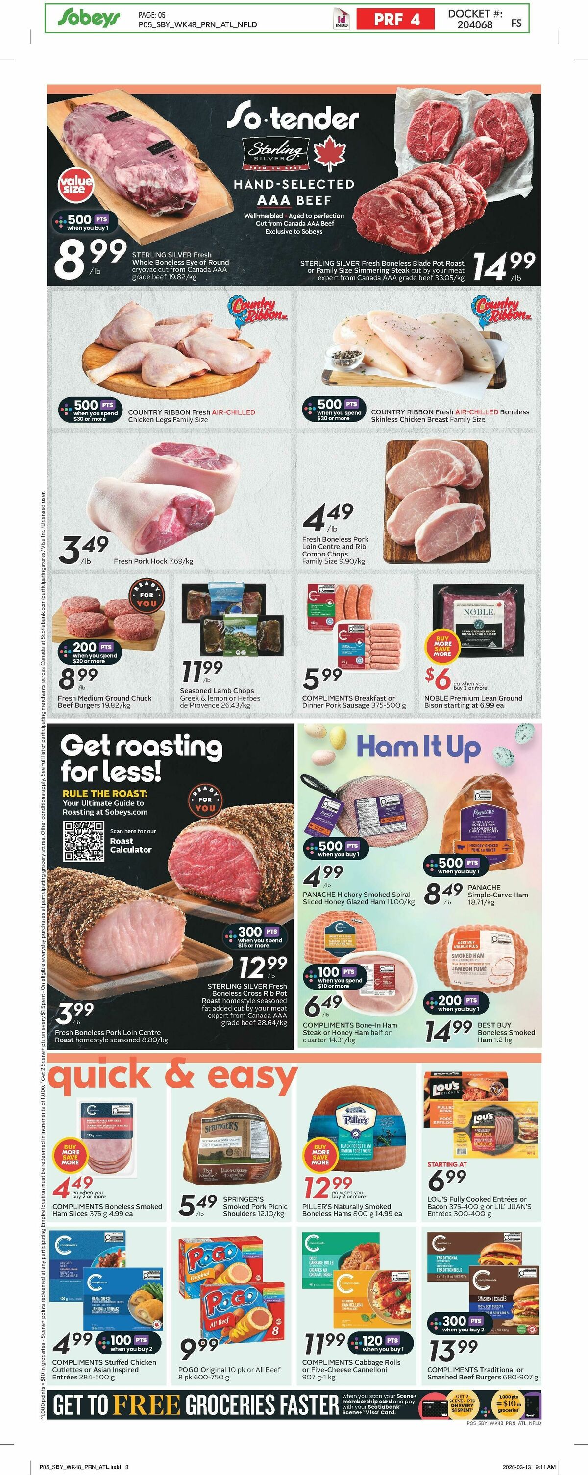 Sobeys Flyer from March 26