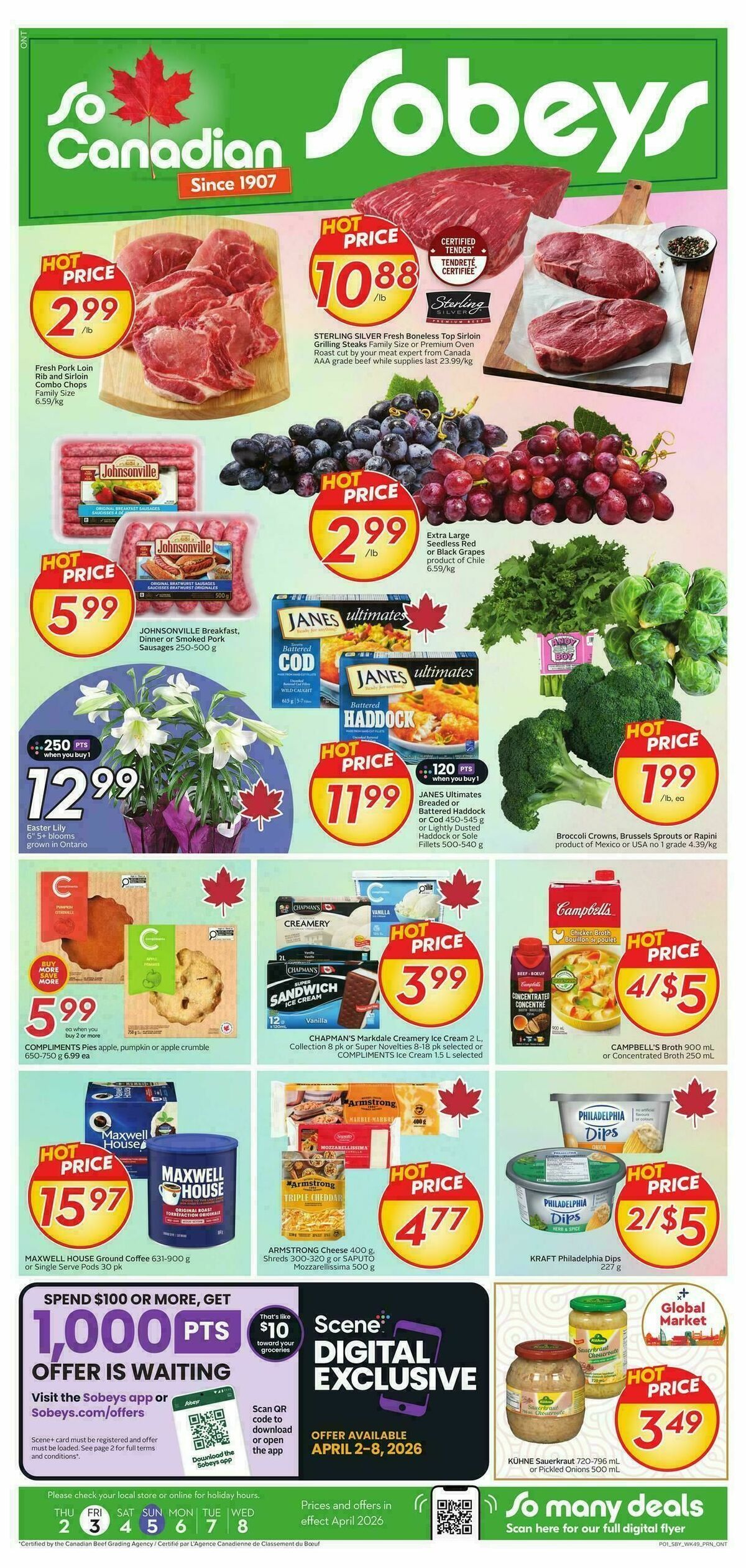 Sobeys Flyer from April 2