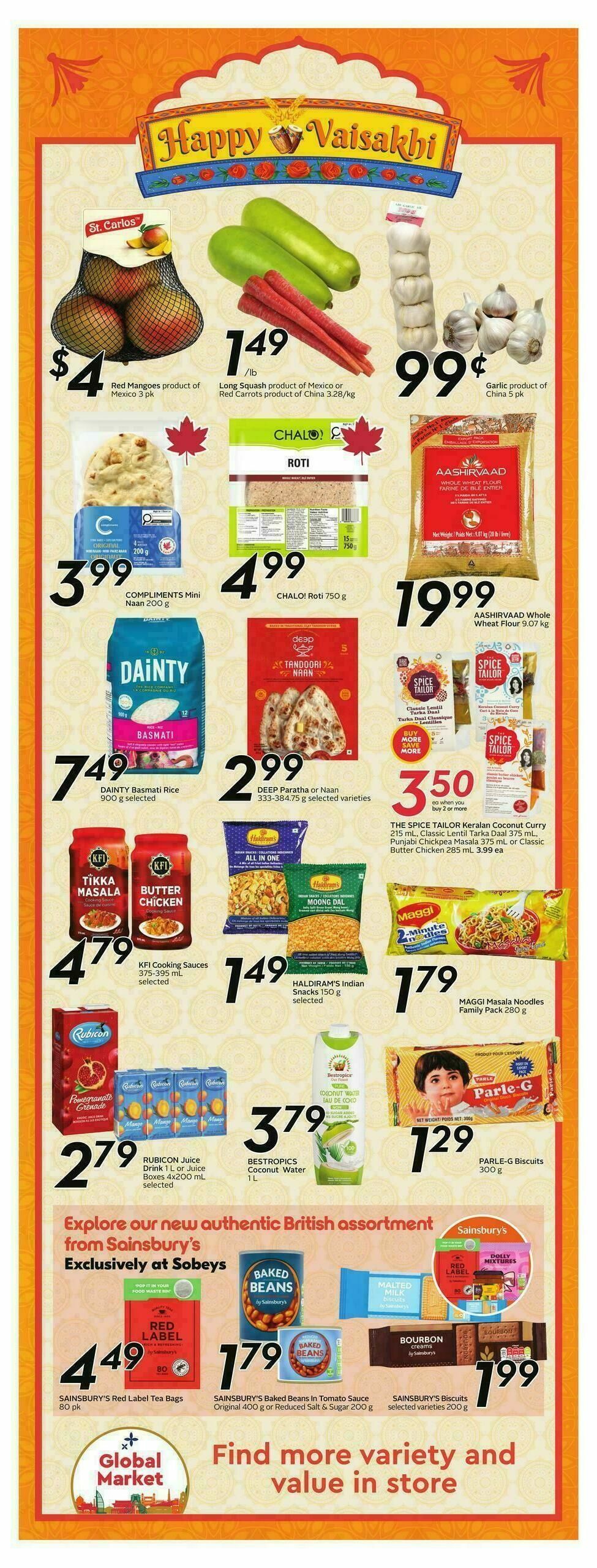 Sobeys Flyer from April 2