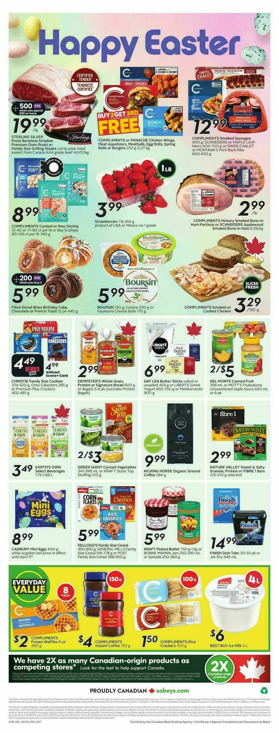 Sobeys Flyer from April 2