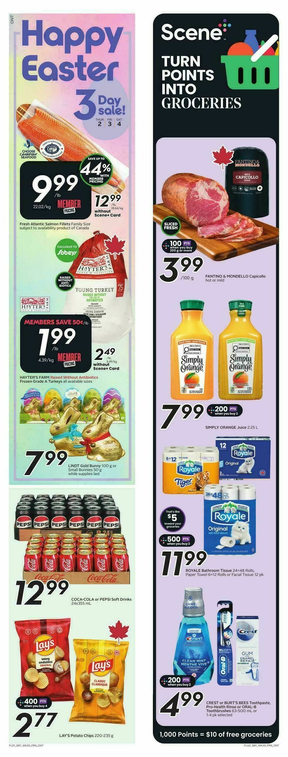 Sobeys Flyer from April 2
