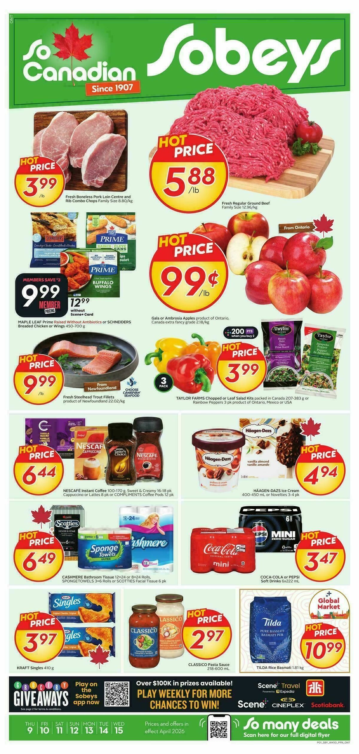 Sobeys Flyer from April 9