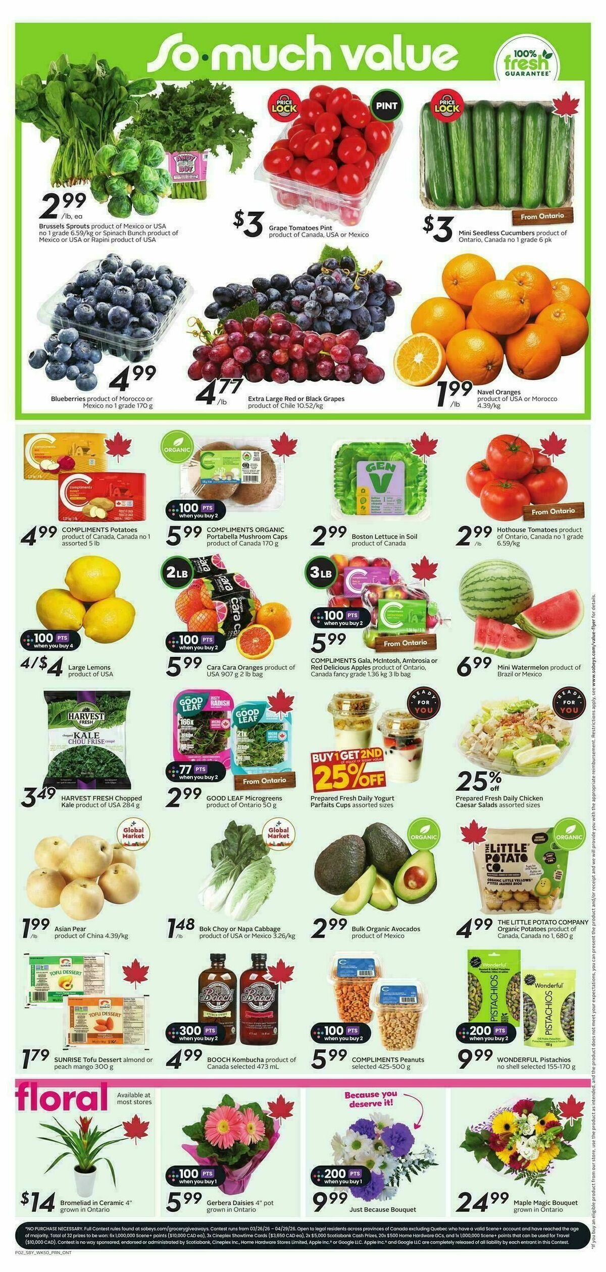 Sobeys Flyer from April 9