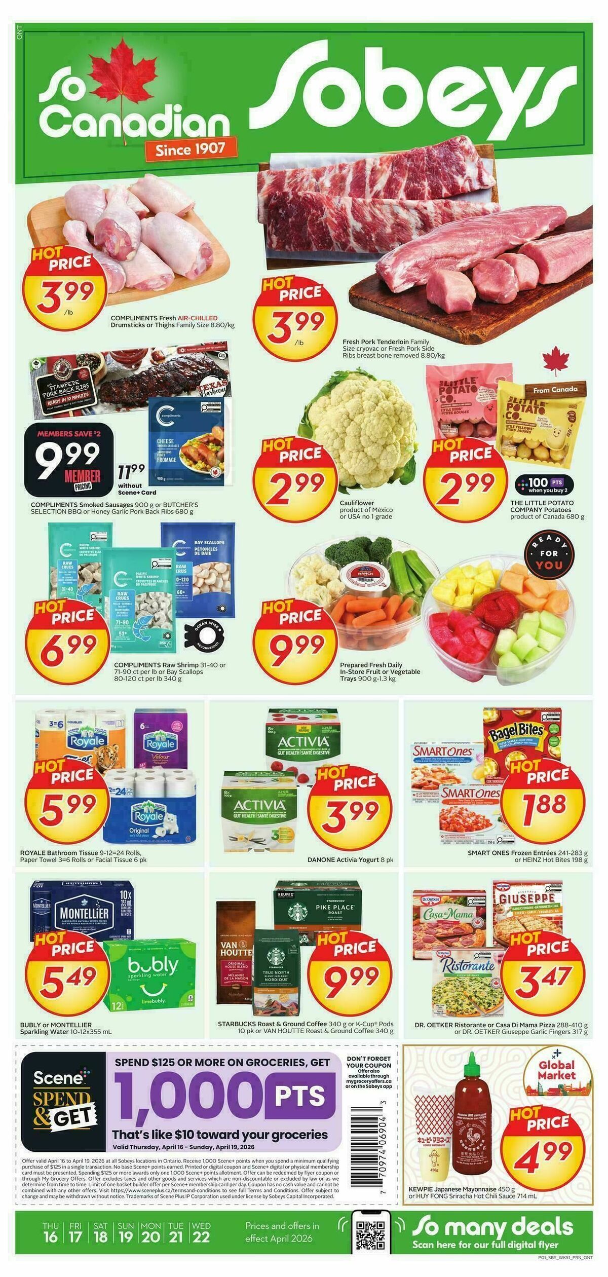 Sobeys Flyer from April 16