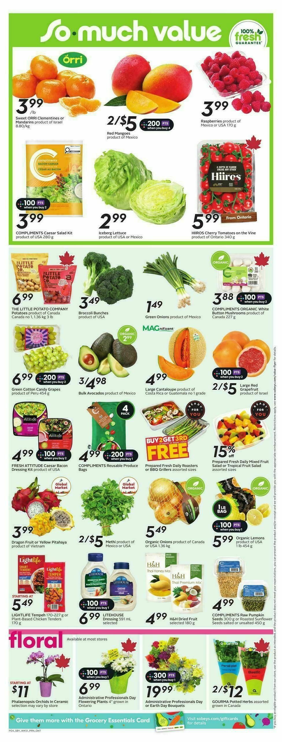 Sobeys Flyer from April 16