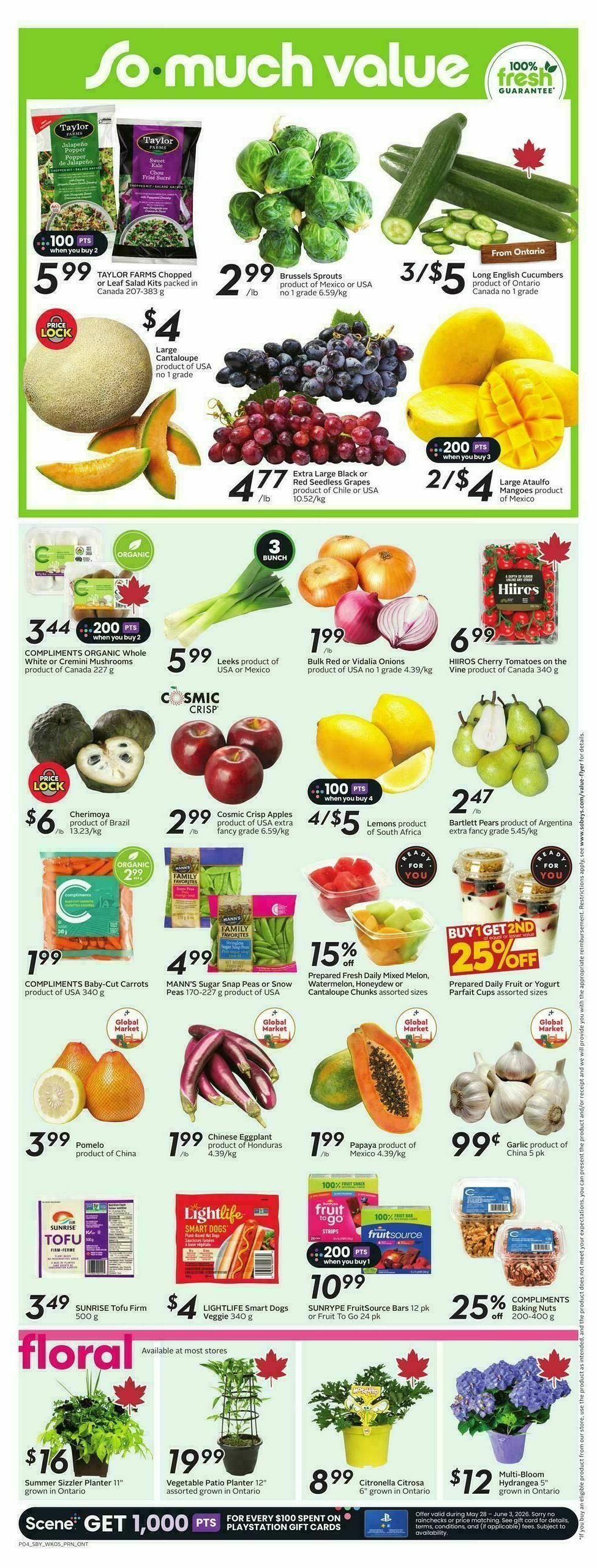 Sobeys Flyer from May 28