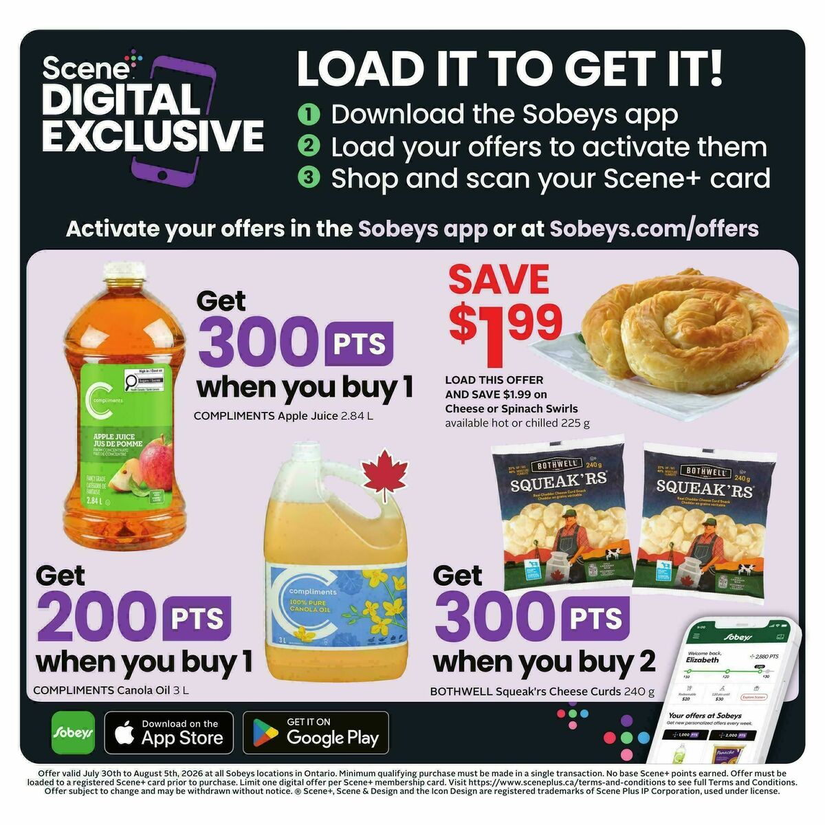 Sobeys Flyer from July 30