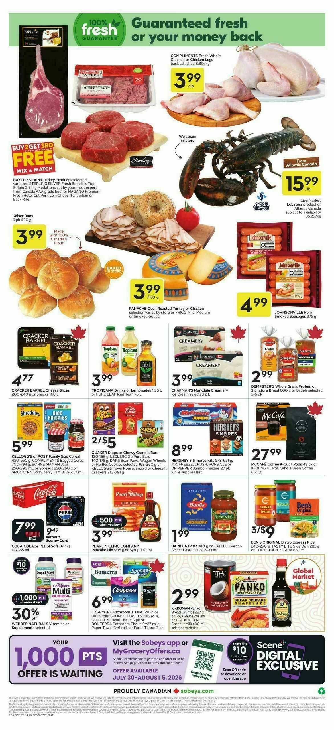 Sobeys Flyer from July 30